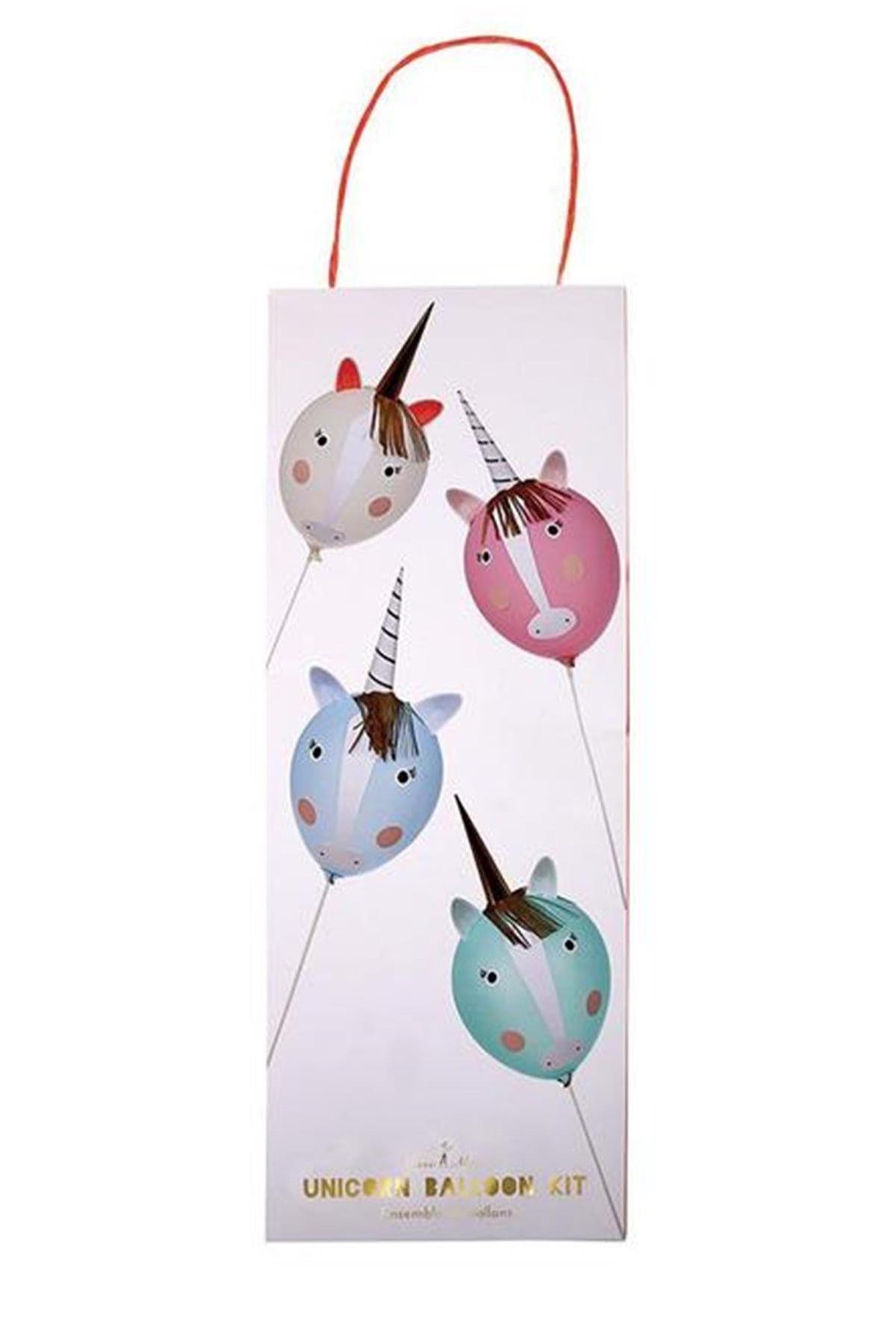 Meri Meri - Unicorn Balloon Kit - Unicorn Balon Kit Çok Renkli