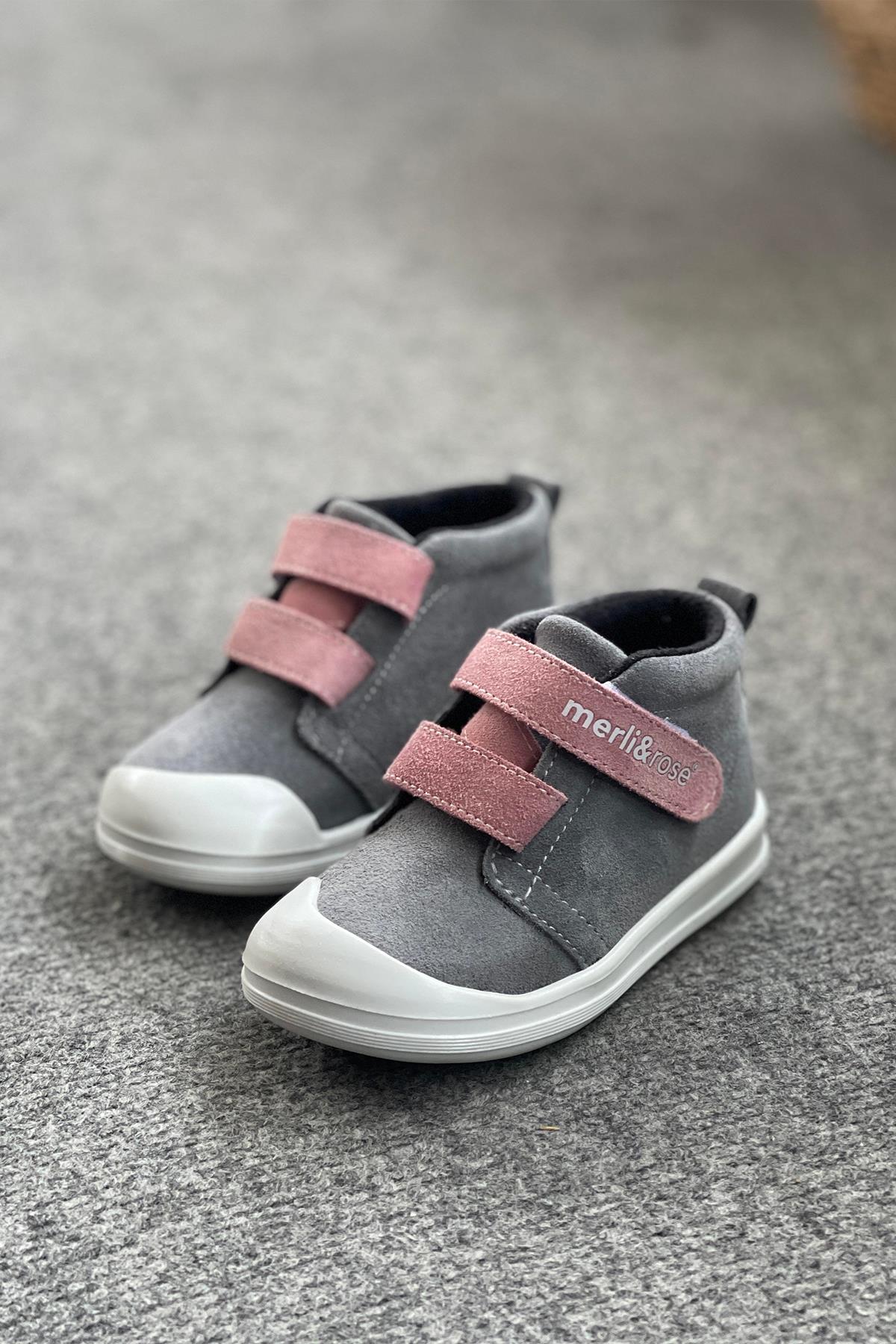 Merli&Rose /Yoyo Gri-Pembe