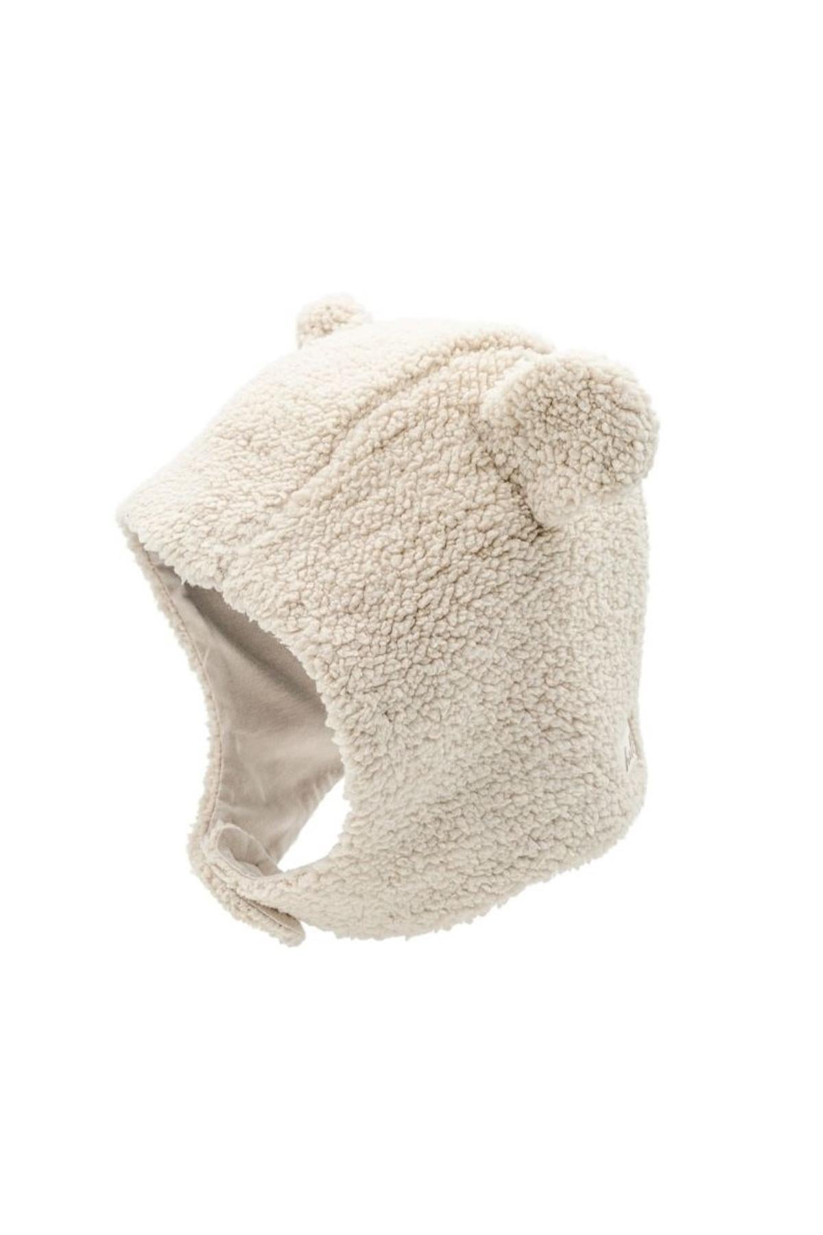 Miela Kids / Ayı Kulaklı Peluş Bere Bej
