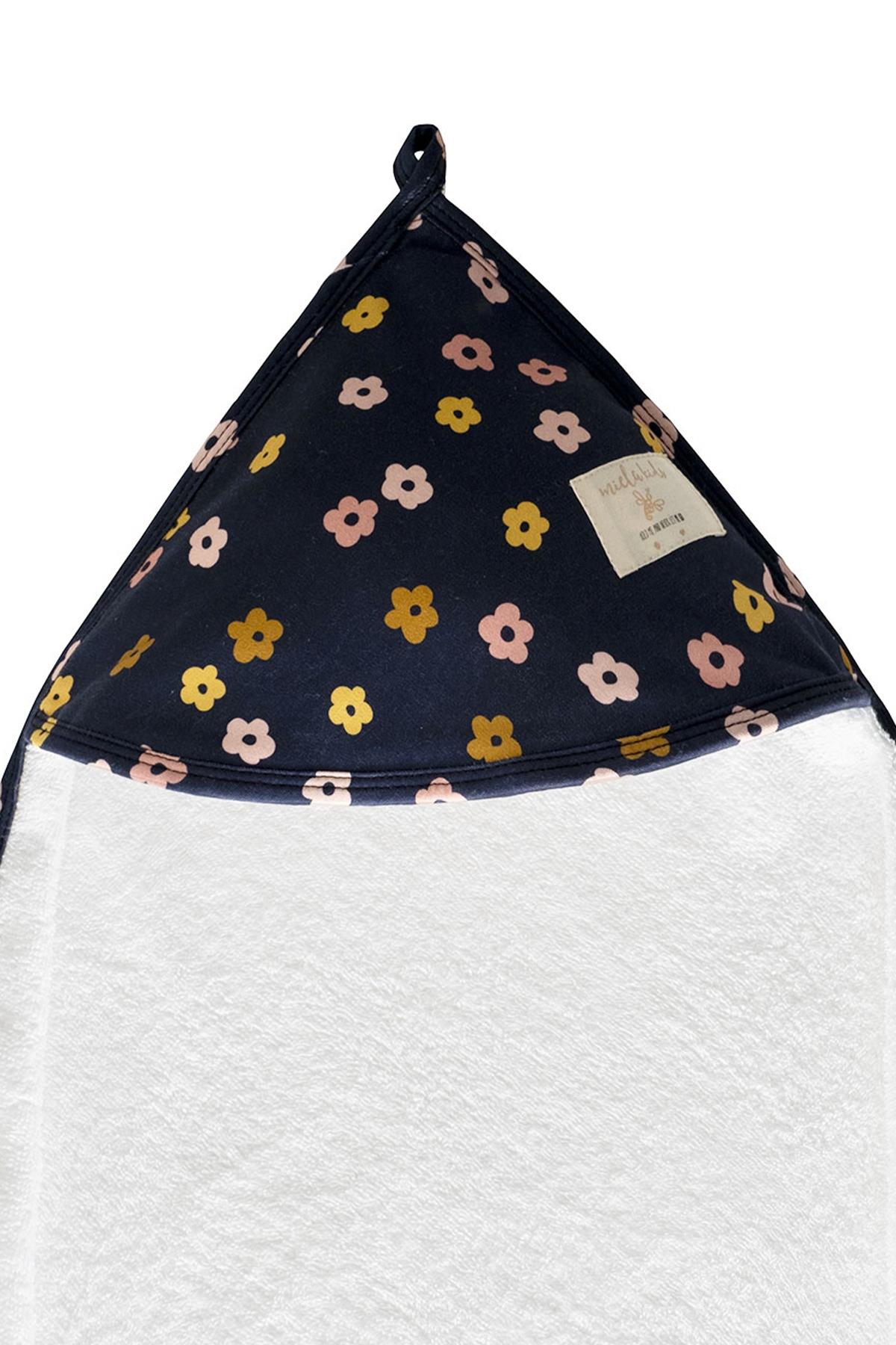 Miela Kids / Başlıklı Kundak Banyo Havlusu Flora