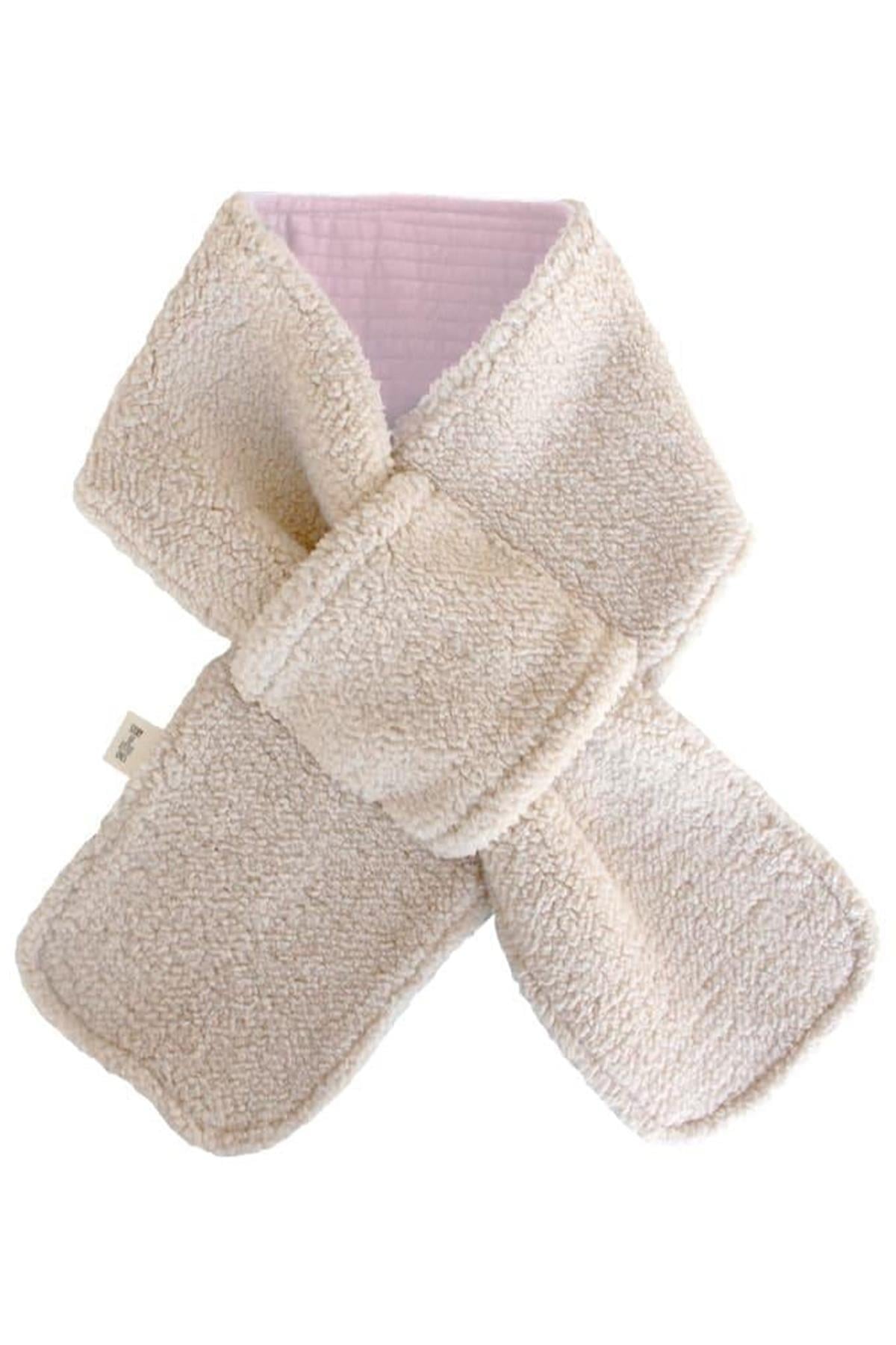 Miela Kids / Çift taraflı Kapitone Atkı (Peluş Astarlı) Lila