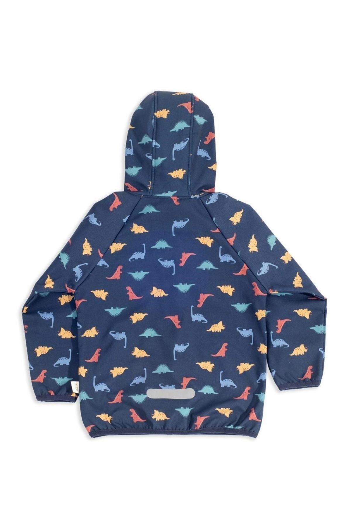 Miela Kids / Su Tutmaz Softshell Desenli Ceket Dinoland