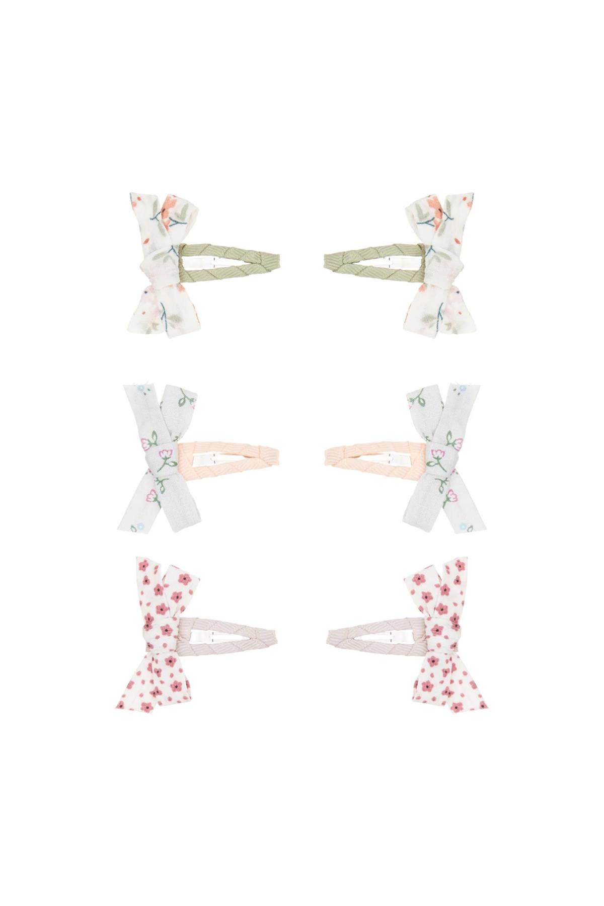 Mimi & Lula Floral Prairie Mini 6lı Toka Çok Renkli