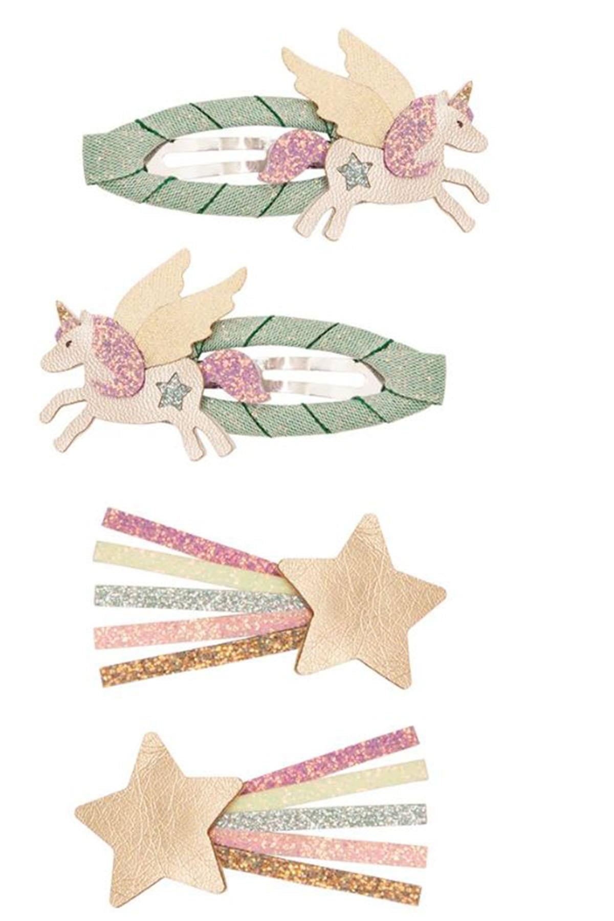Mimi & Lula Flying Unicorn 4’lü Toka Çok Renkli