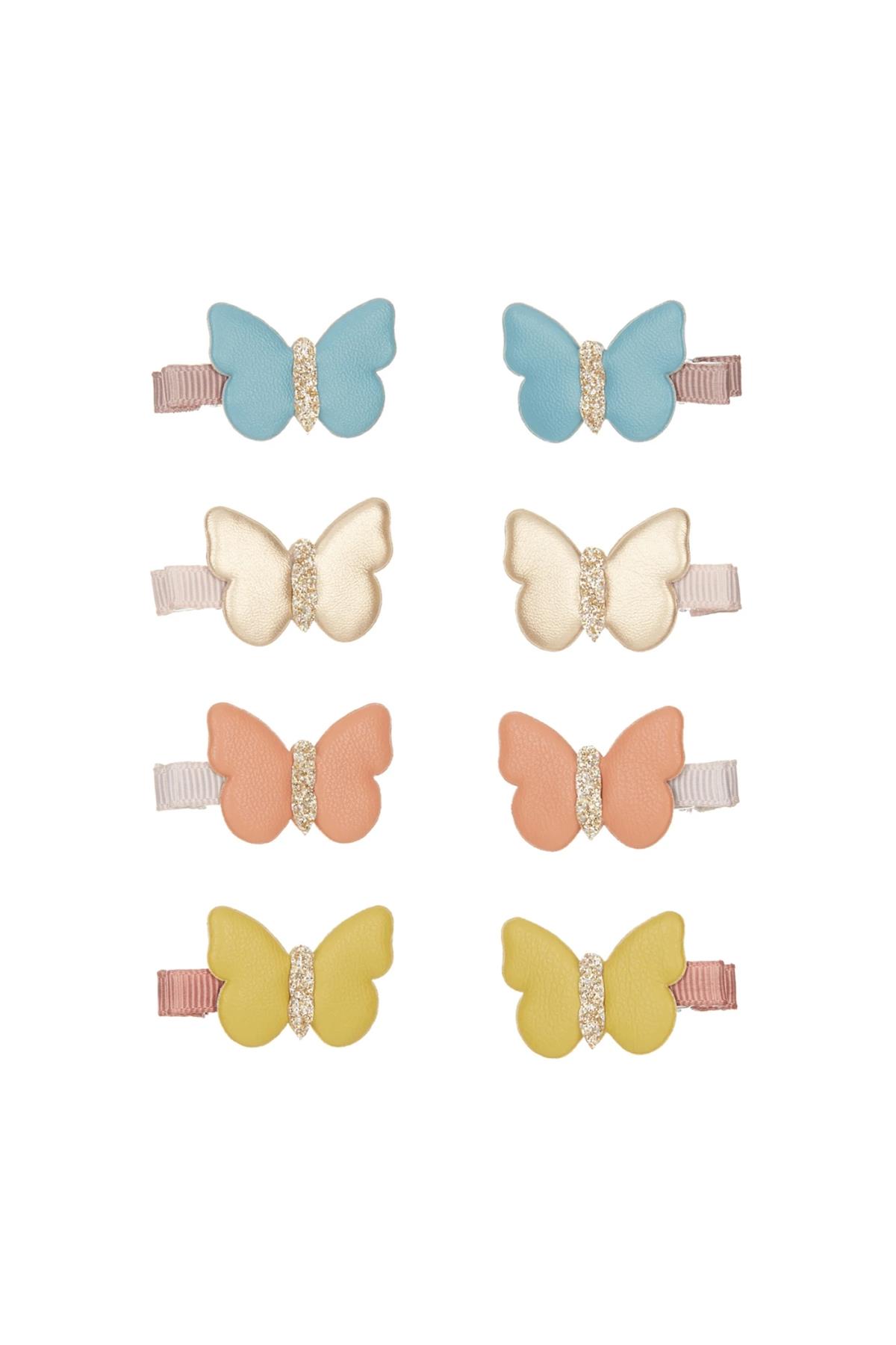 Mimi & Lula Garden Butterfly Mini 8li Toka Çok Renkli