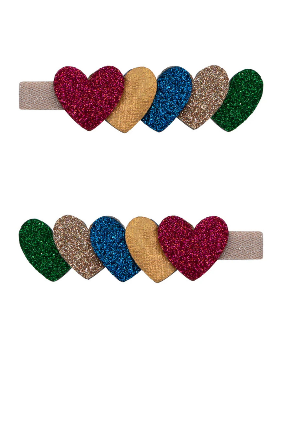 Mimi & Lula / Jazzy Layered Heart 2li Toka Çok Renkli