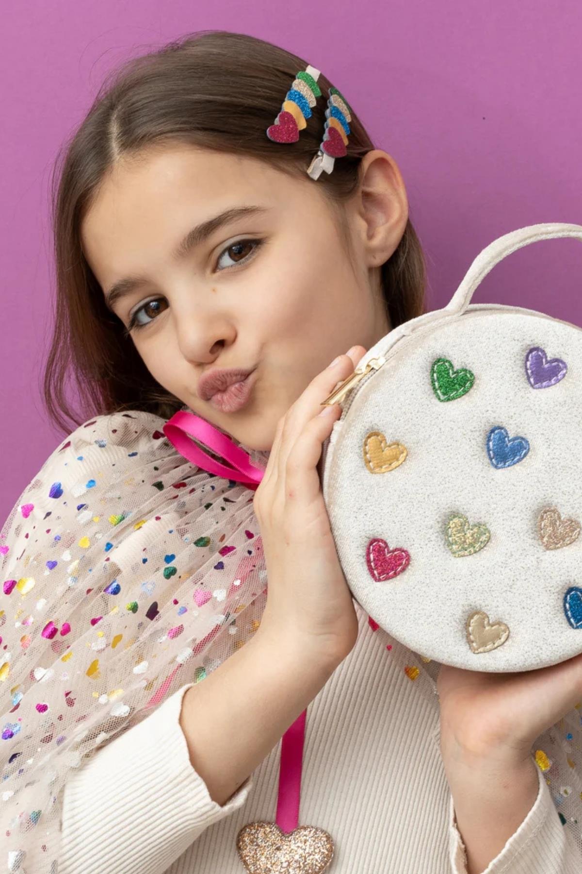 Mimi & Lula / Jazzy Layered Heart 2li Toka Çok Renkli