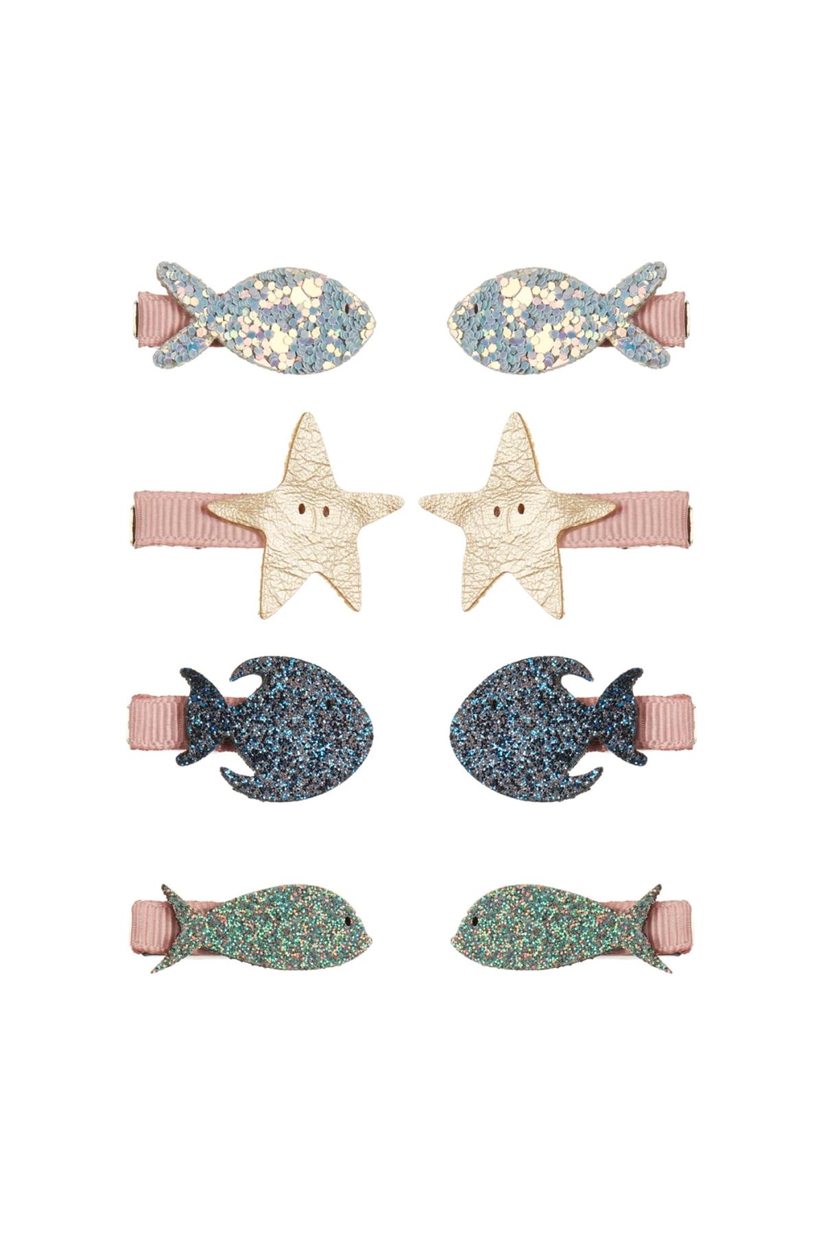 Mimi & Lula Little Fish Mini 8li Toka Çok Renkli