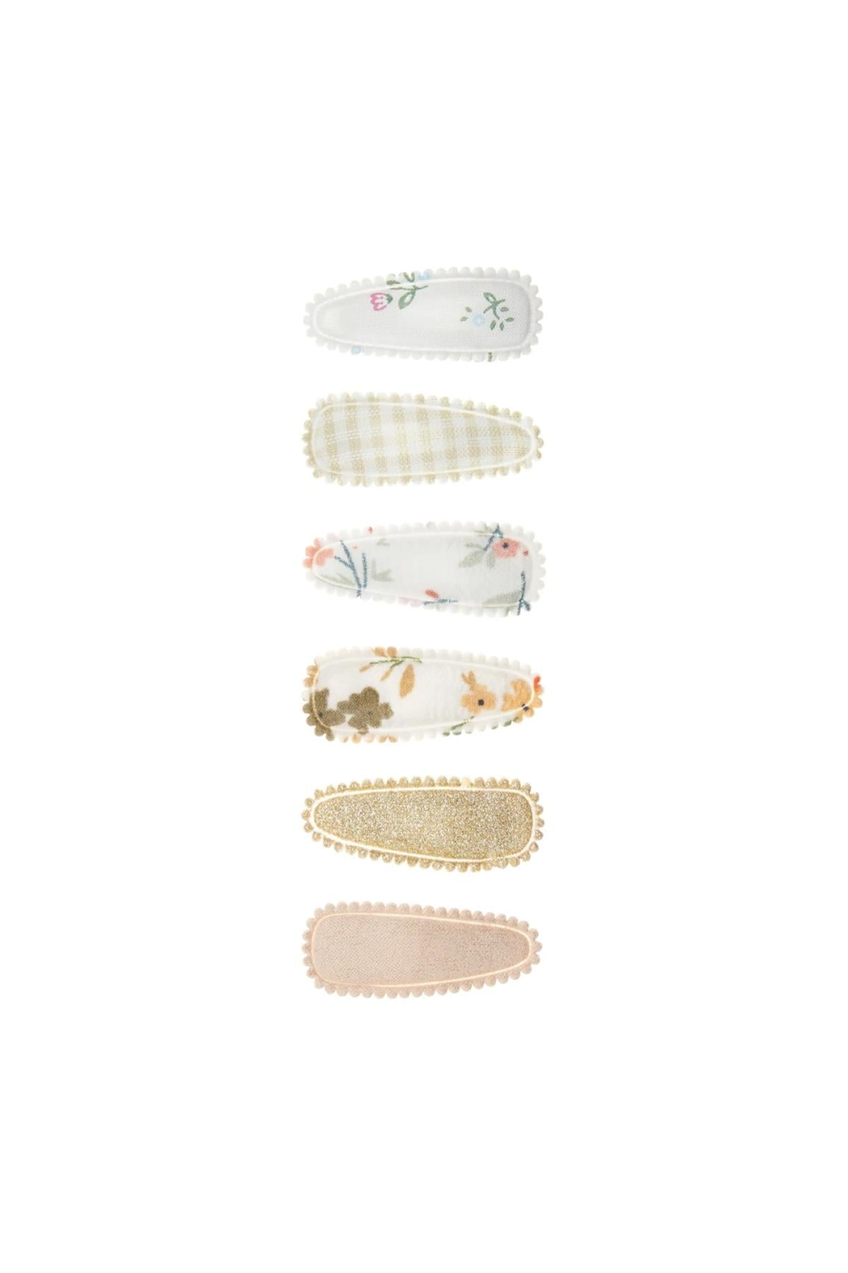 Mimi & Lula Mini Floral Mabel 6lı Toka Çok Renkli