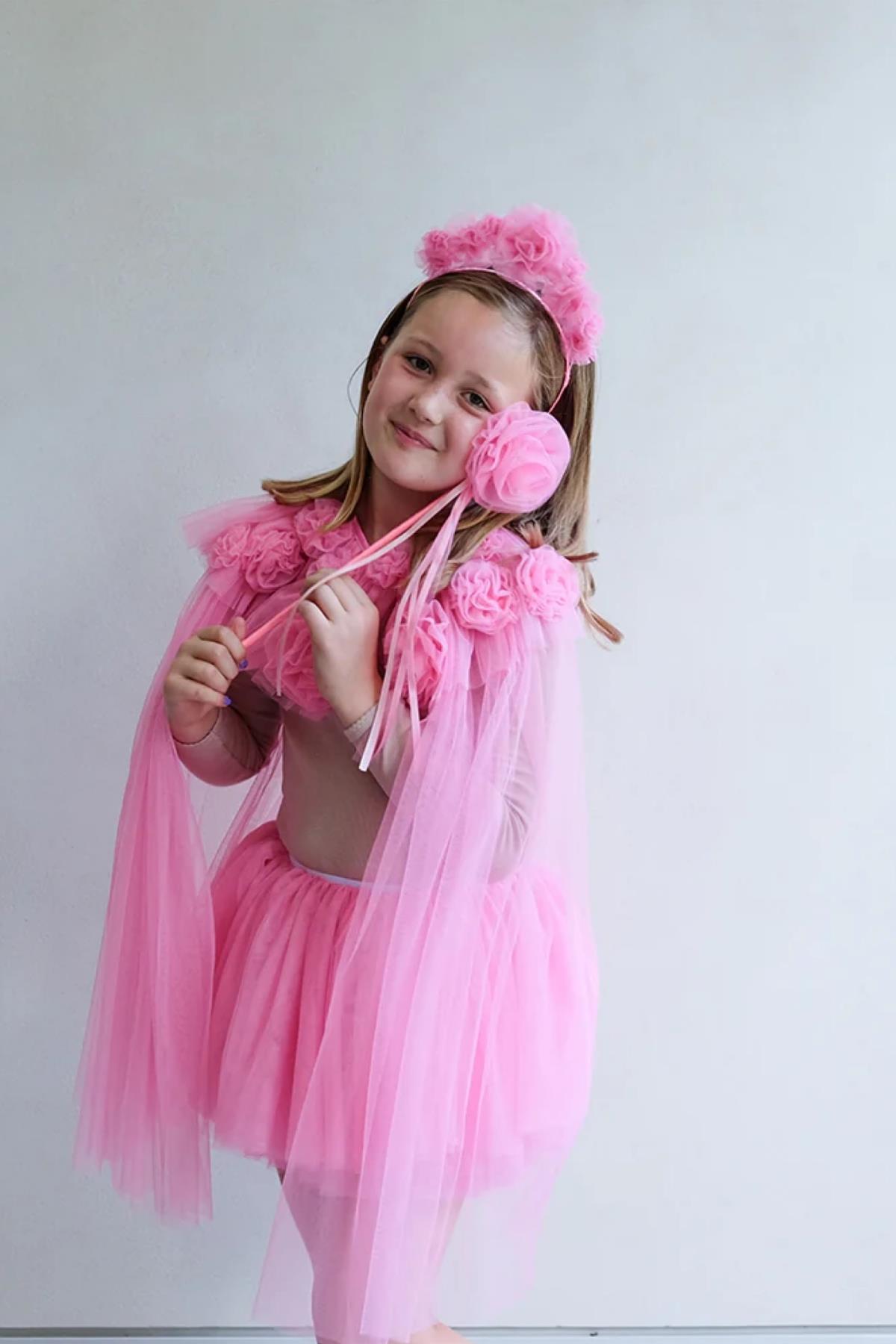 Mimi & Lula / Pink Ruffle Flower Tütü Çok Renkli