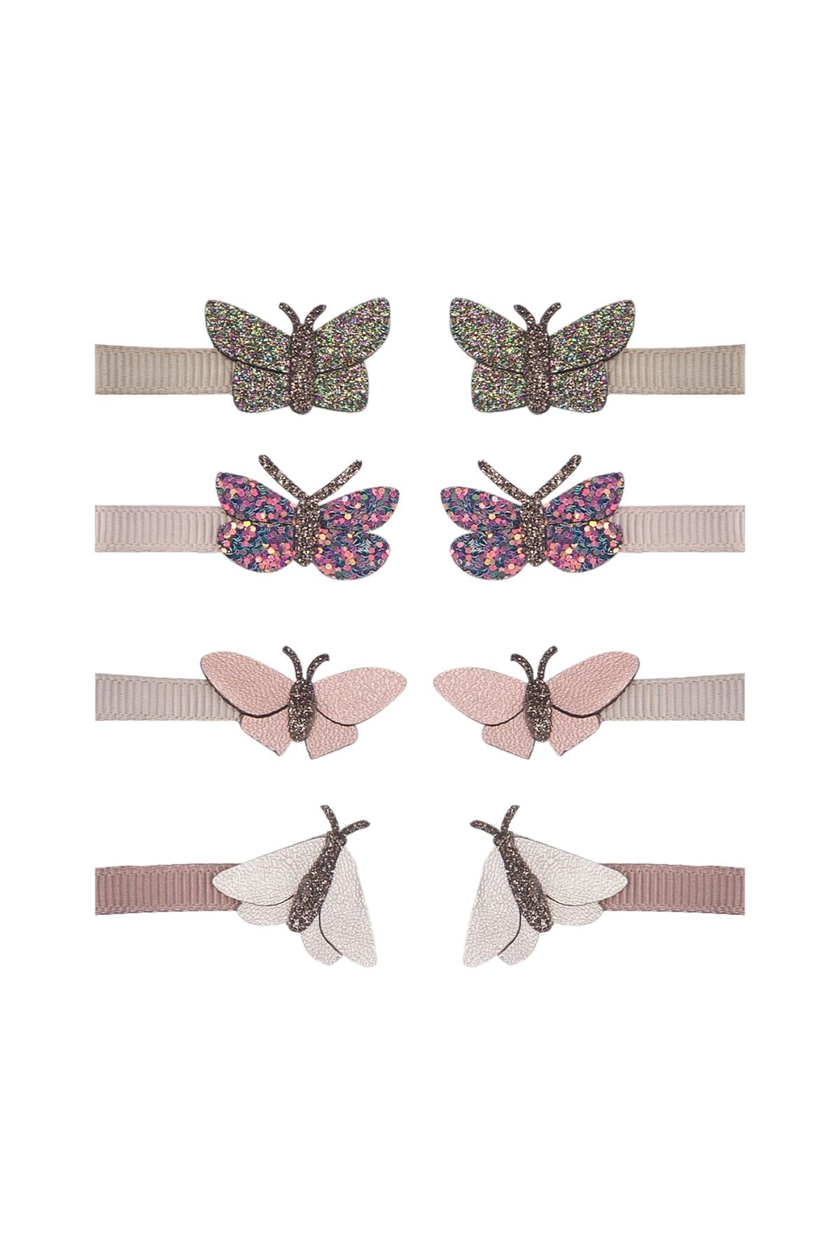 Mimi & Lula Rainforest Butterfly Mini 8’li Toka Çok Renkli