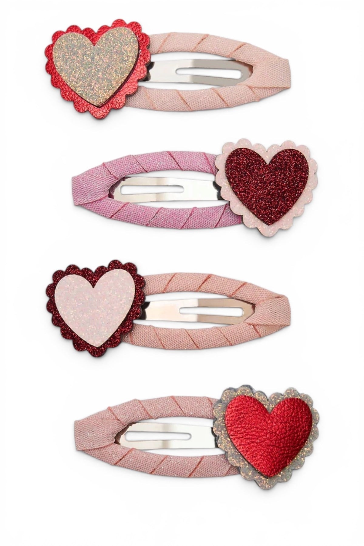 Mimi & Lula Scalloped Heart 4lü Toka Çok Renkli