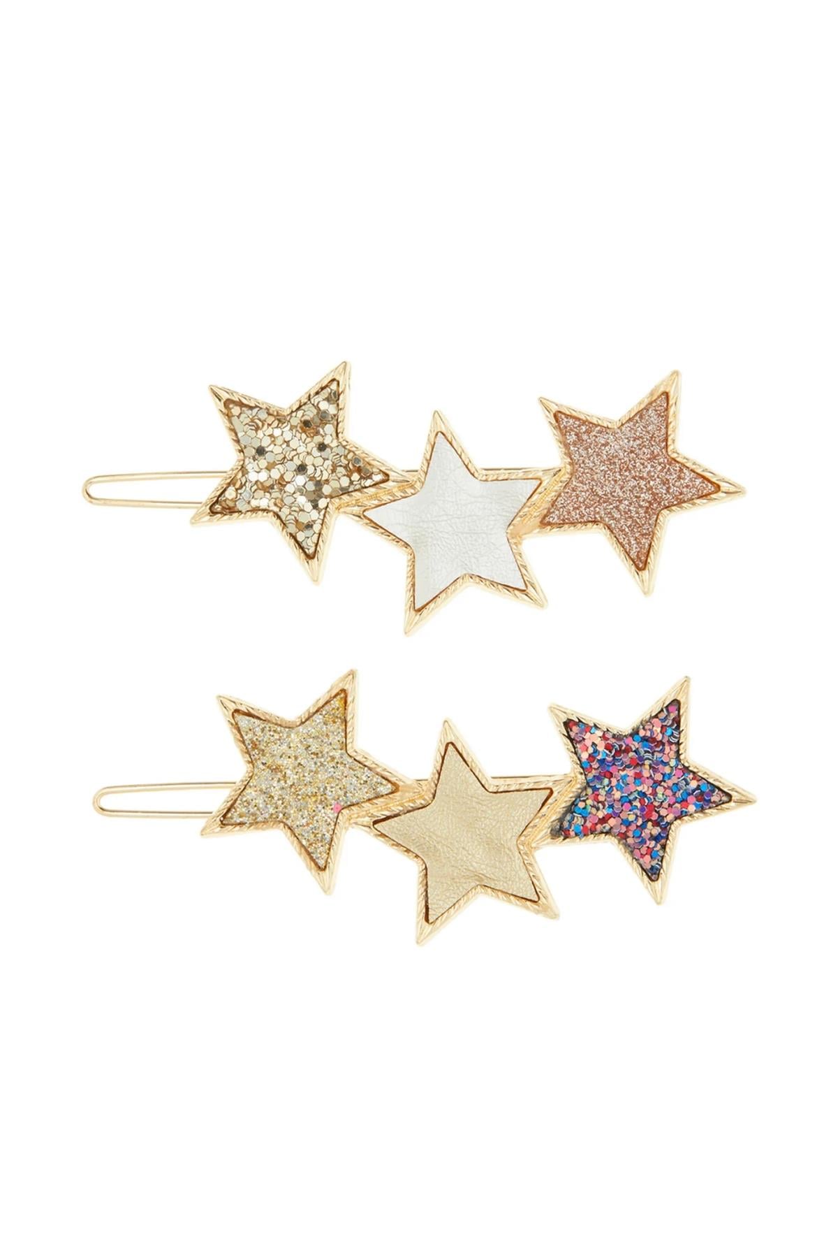 Mimi & Lula Star Snap 2li Toka Çok Renkli