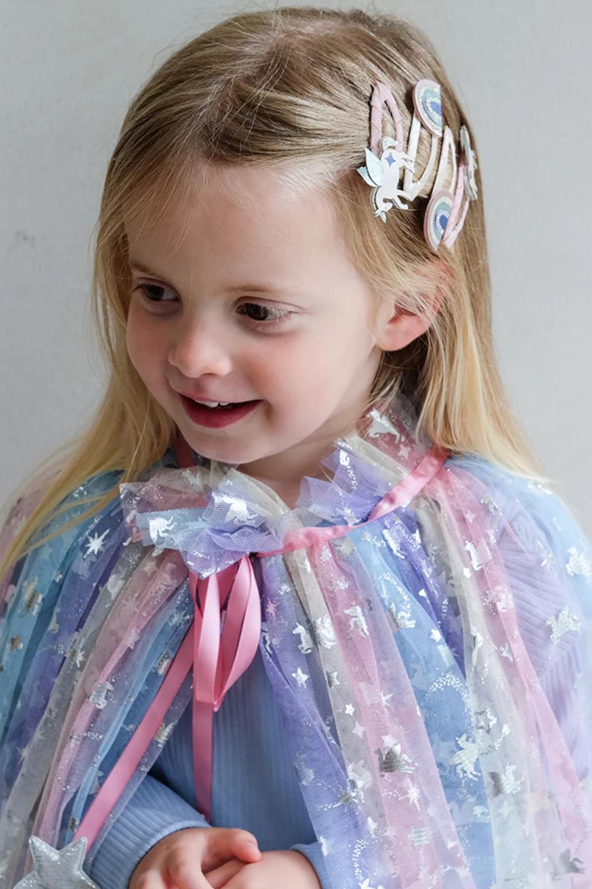 Mimi & Lula / Unicorn Ombre Pelerin Çok Renkli