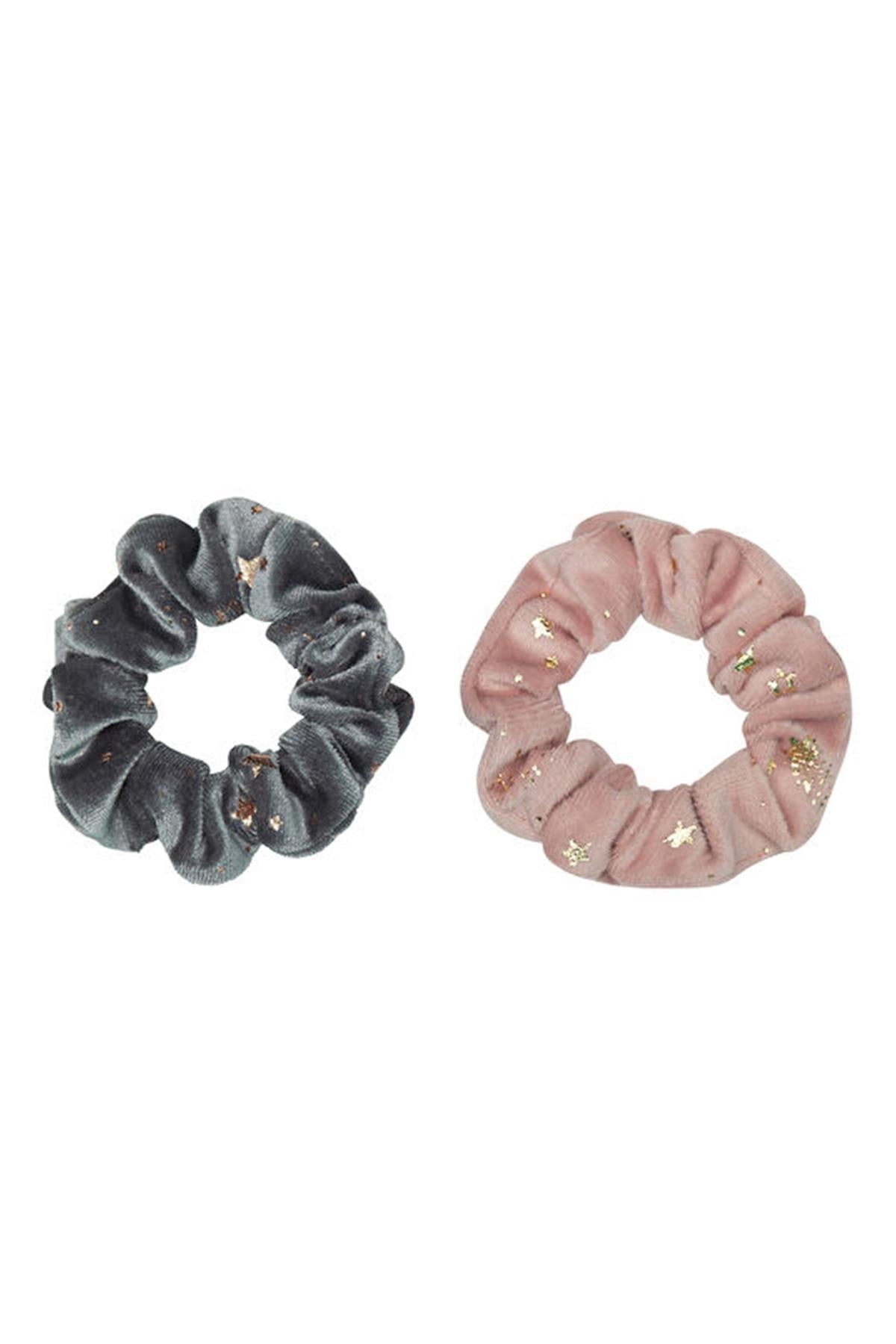Mimi & Lula Velvet Starry 2li Lastik Toka Çok Renkli