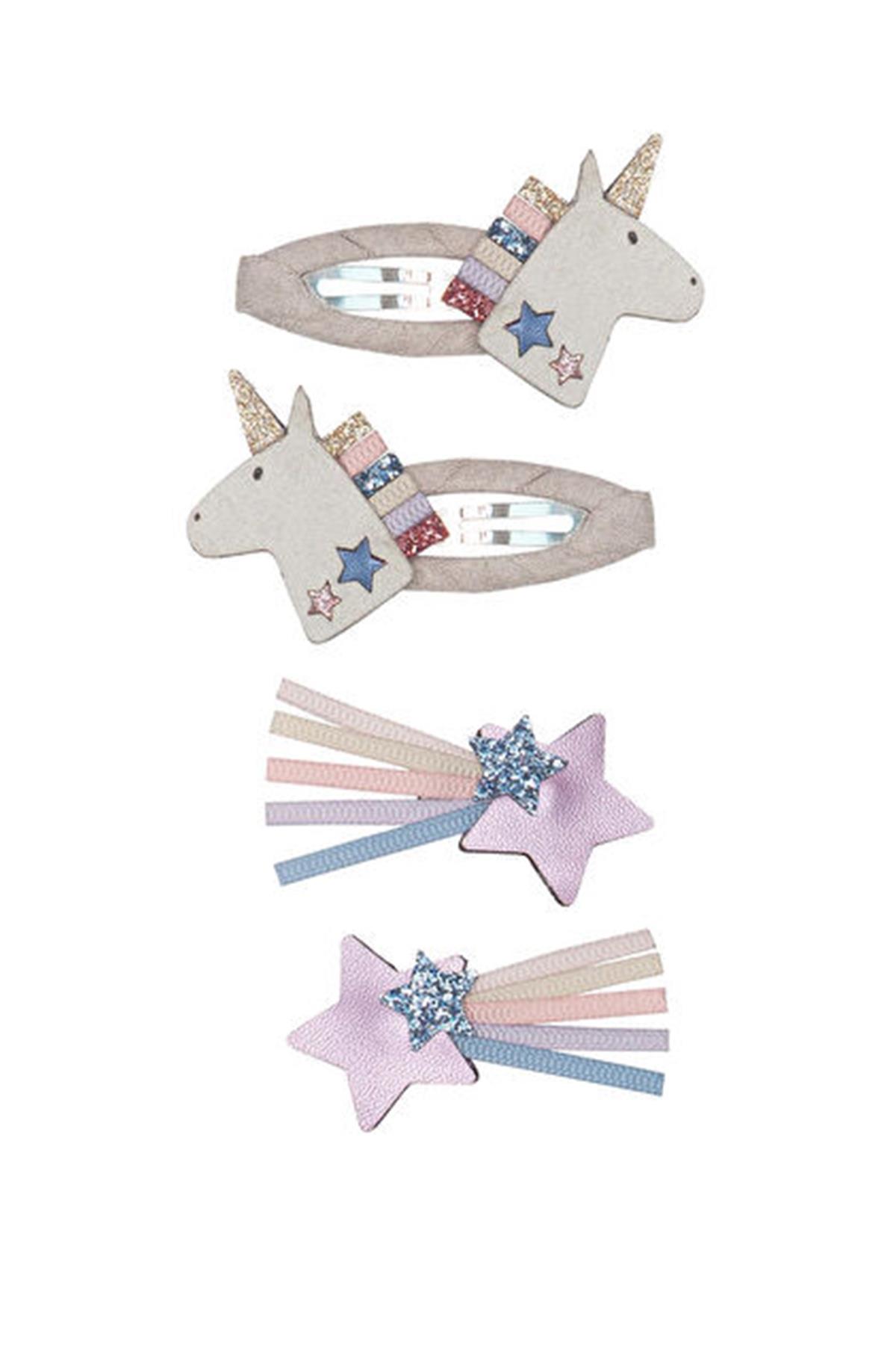 Mimi&Lula Unicorn 4lü Toka Çok Renkli