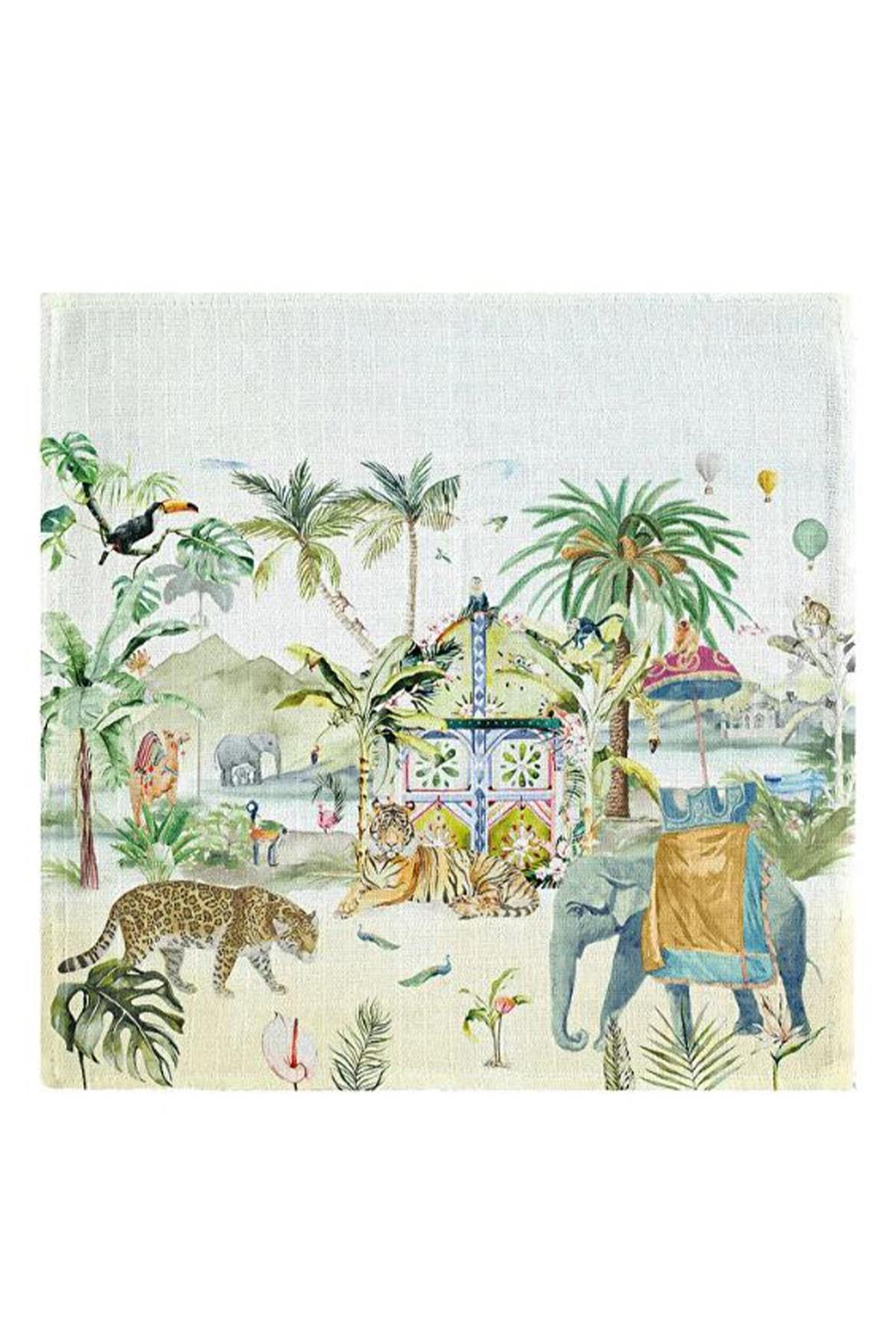 Nilue / Tropical Organic Muslin Örtü Çok Renkli