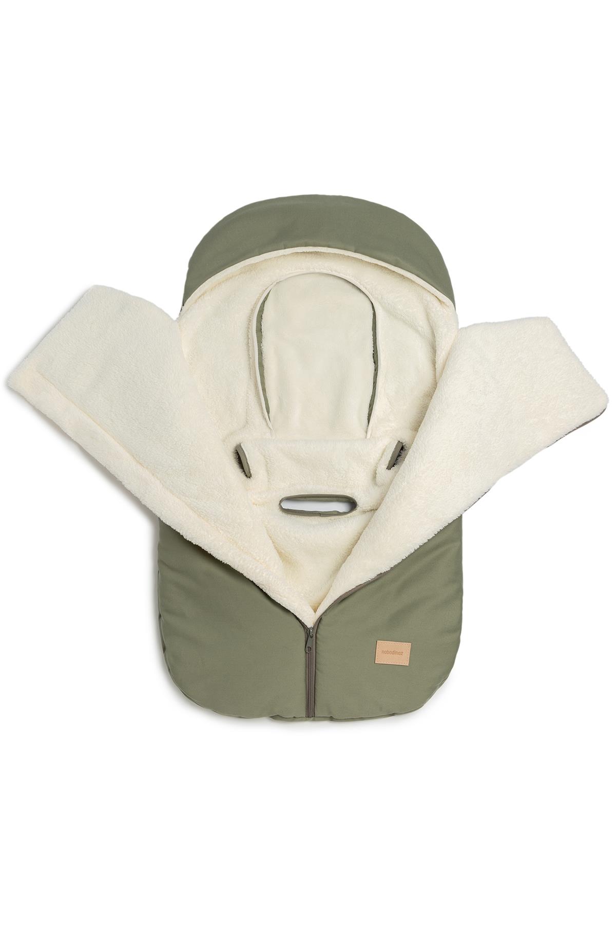 Nobodinoz / Baby On the Go Su Geçirmez Footmuff Yeşil
