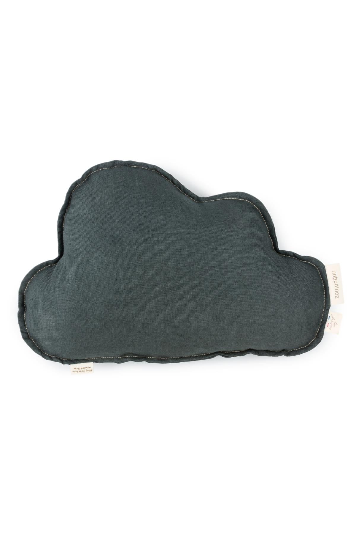 Nobodinoz / Lin Francais Cloud Yastık YeşilMavi
