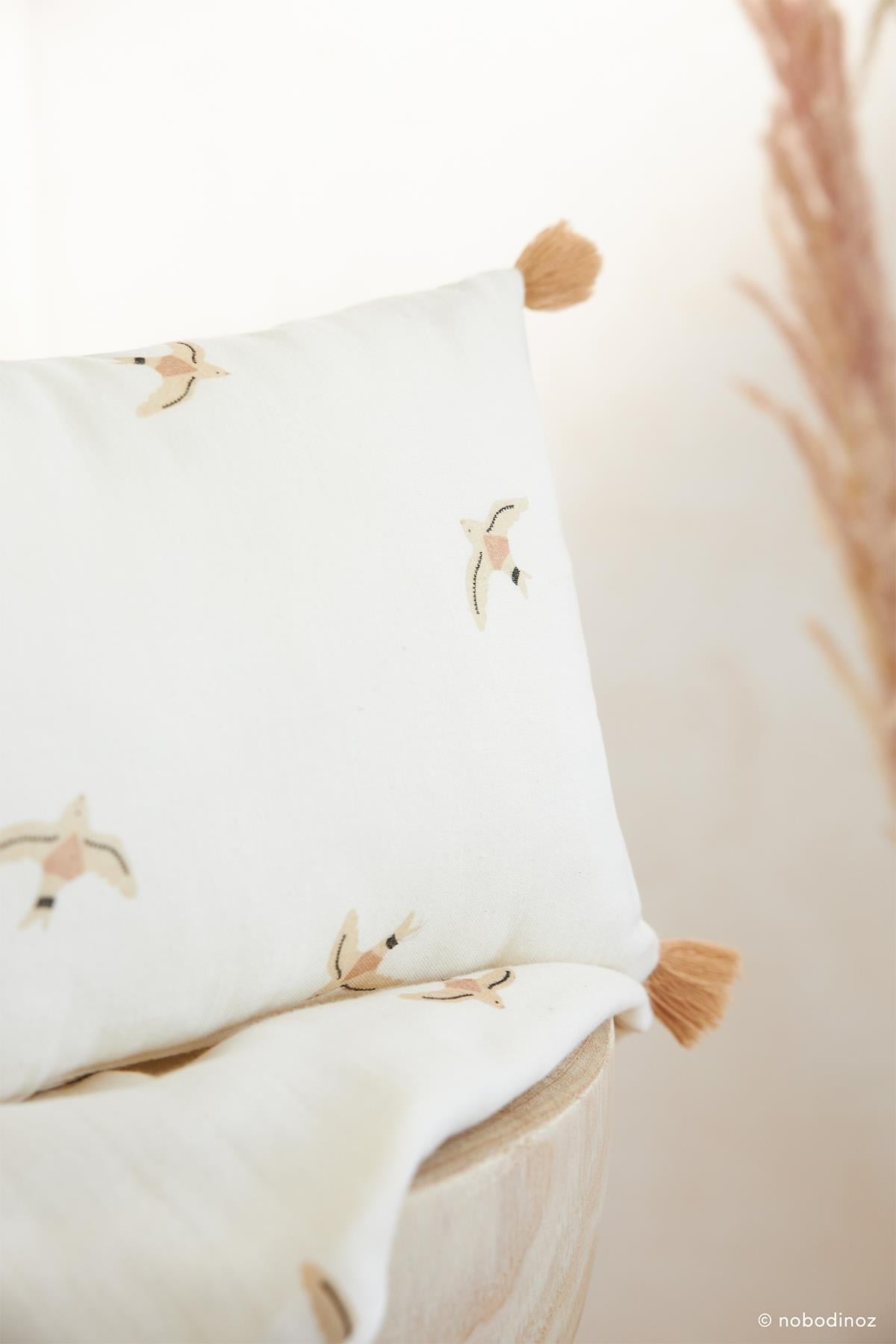 Nobodinoz / Sublim Yastık Nude Haiku Birds Std
