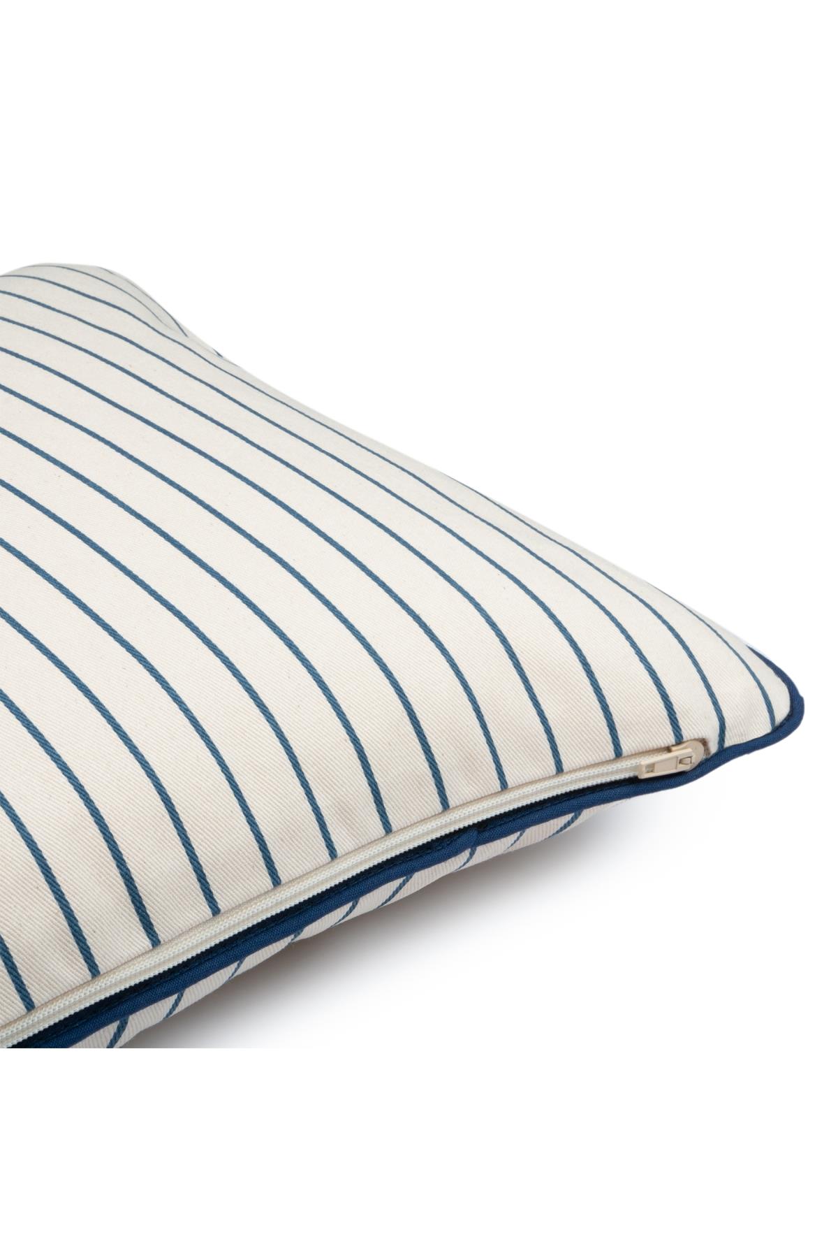 Nobodinoz / Yastık, Jazz, Blue Thin Stripes Std