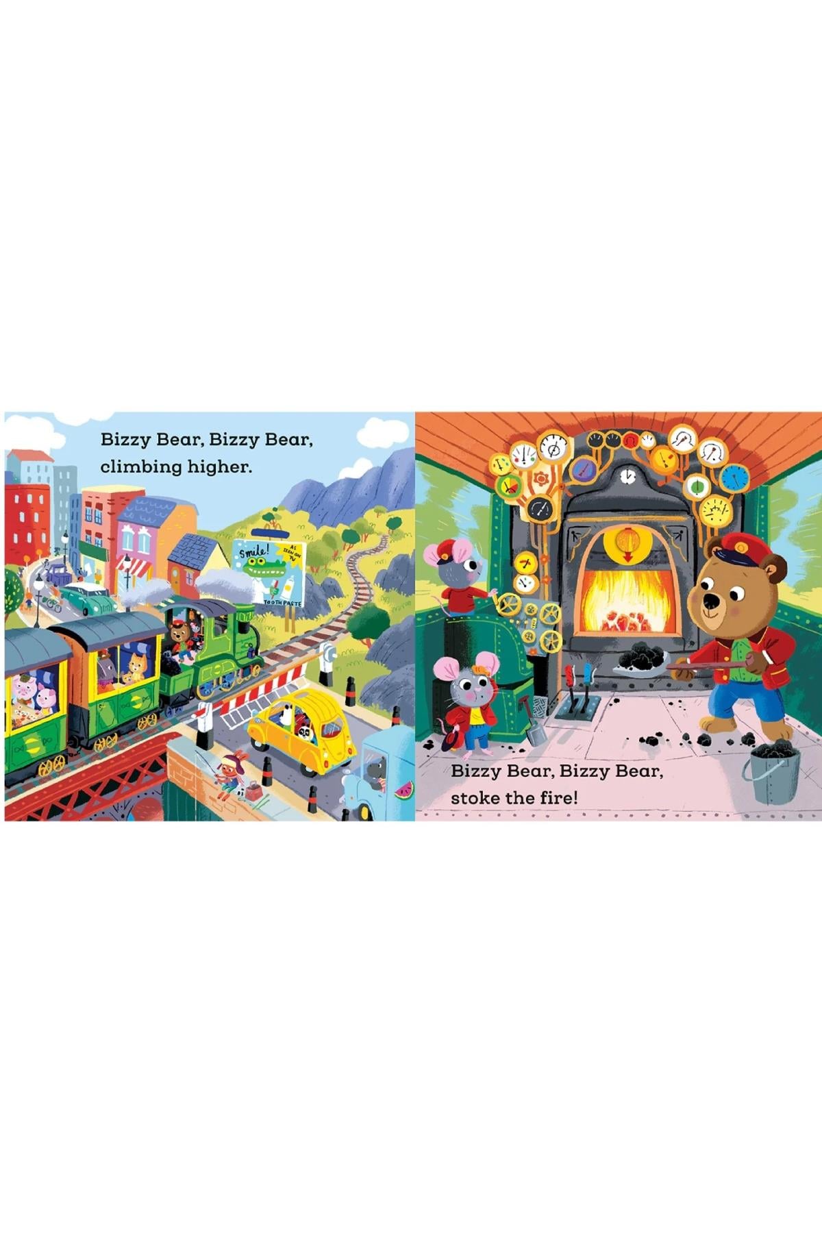 Nosy Crow /BIZZY BEAR - TRAIN DRIVER Çok Renkli