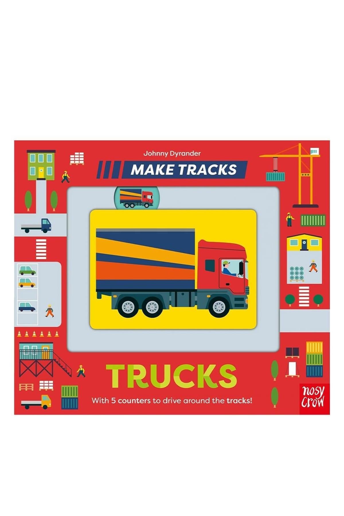 Nosy Crow / Make Tracks - Trucks Çok Renkli