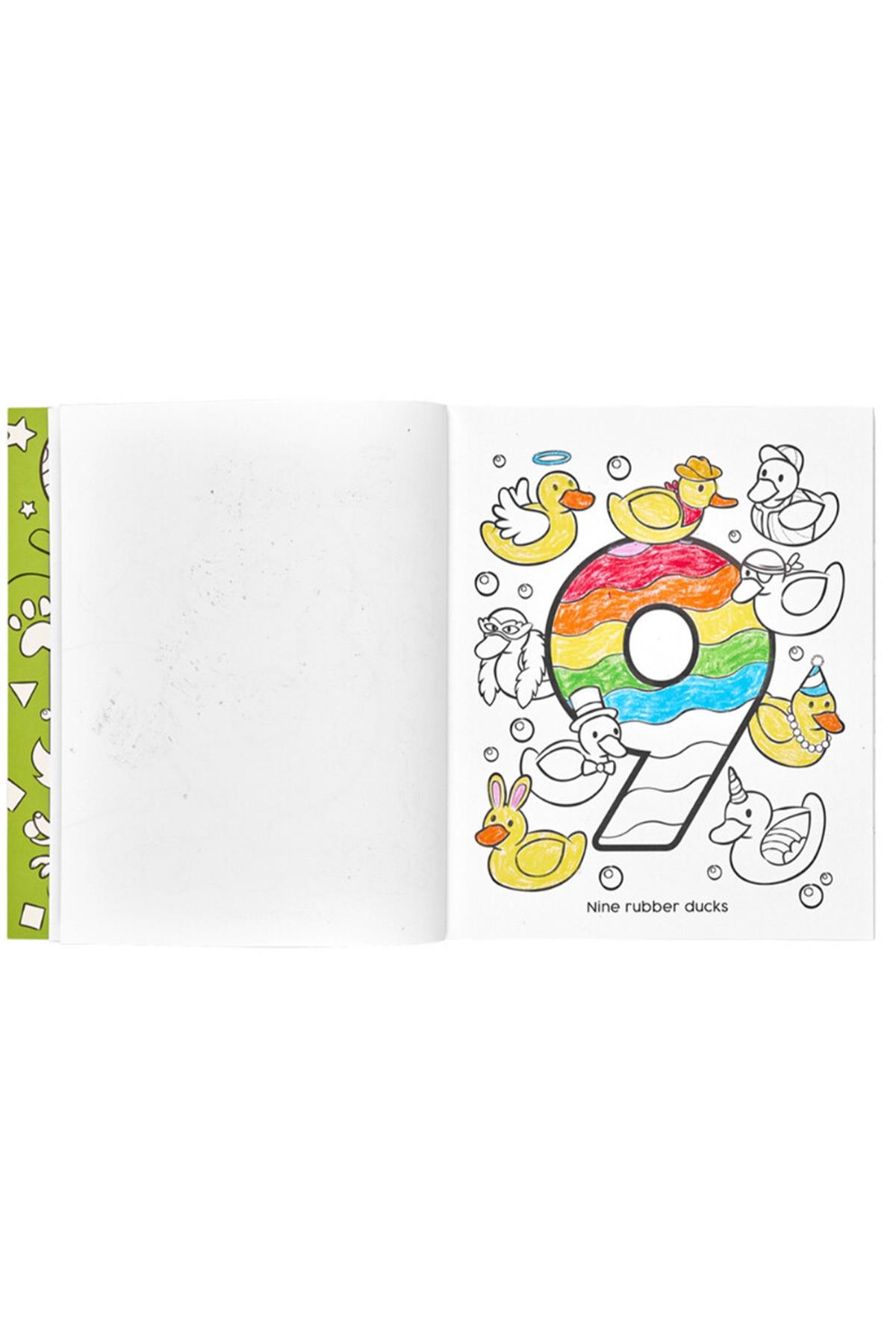 Ooly Boyama Kitabı - 123 Shapes & Numbers Çok Renkli