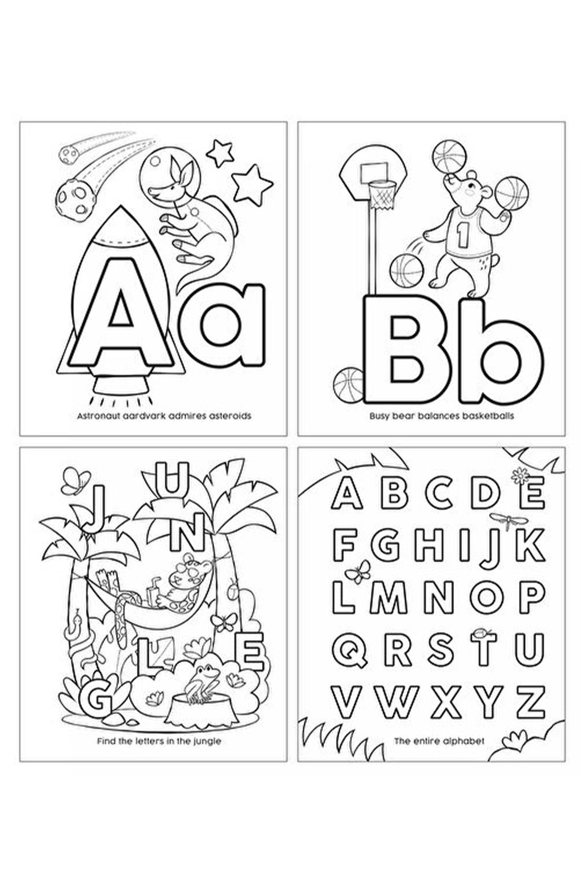 Ooly Boyama Kitabı - ABC Amazing Animals Çok Renkli