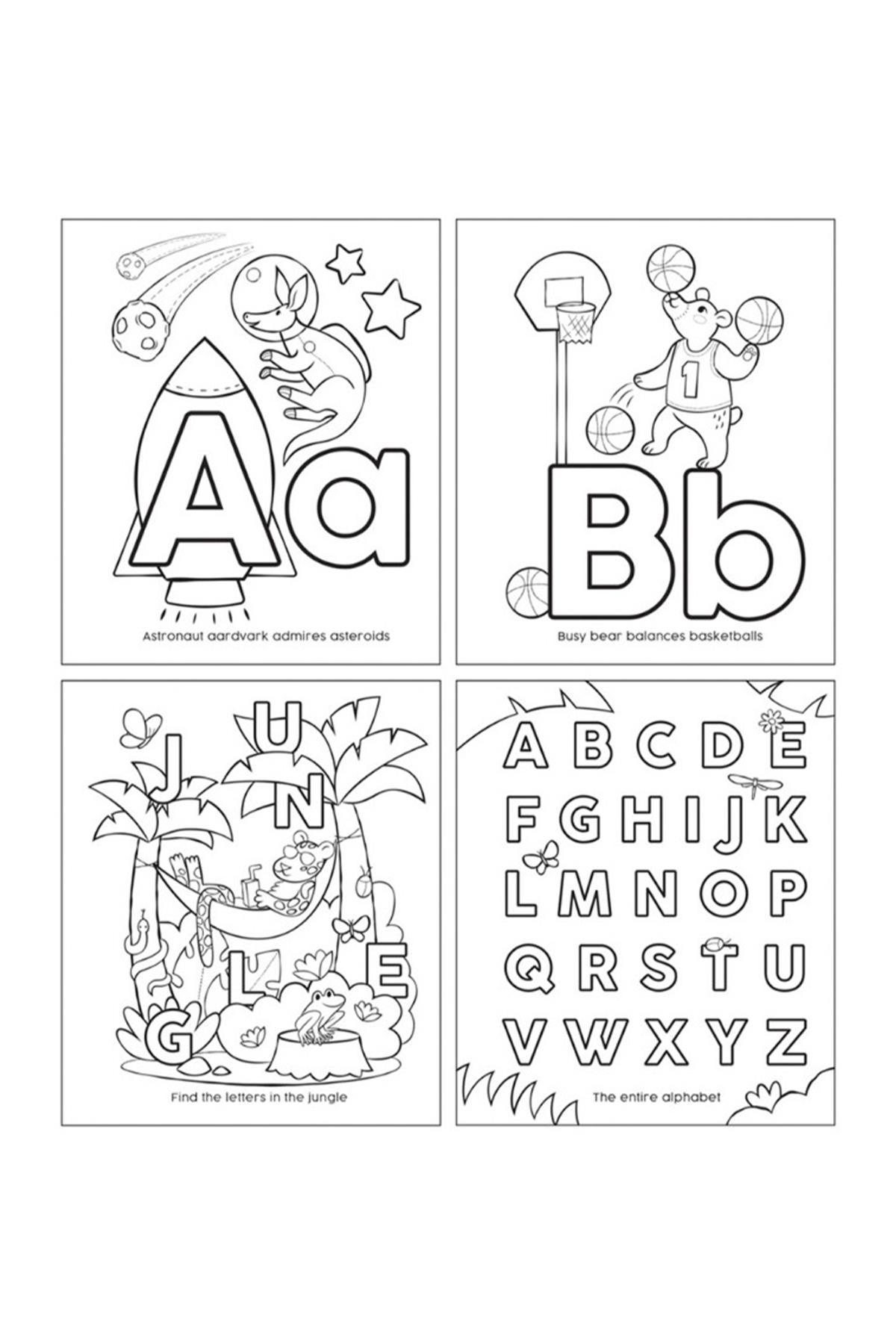 Ooly Boyama Kitabı - ABC Amazing Animals Çok Renkli
