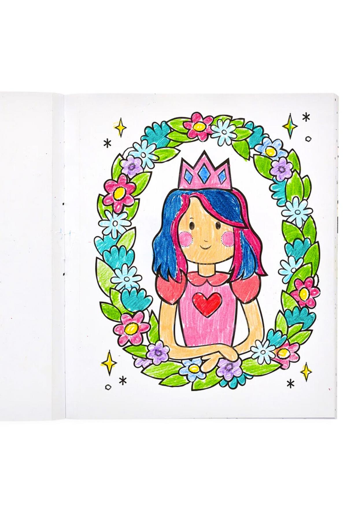 Ooly Boyama Kitabı - Princesses & Fairies Çok Renkli