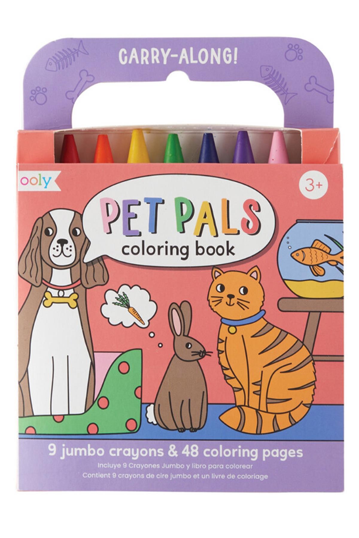 Ooly Carry Along Boyama Seti - Pet Pals Çok Renkli