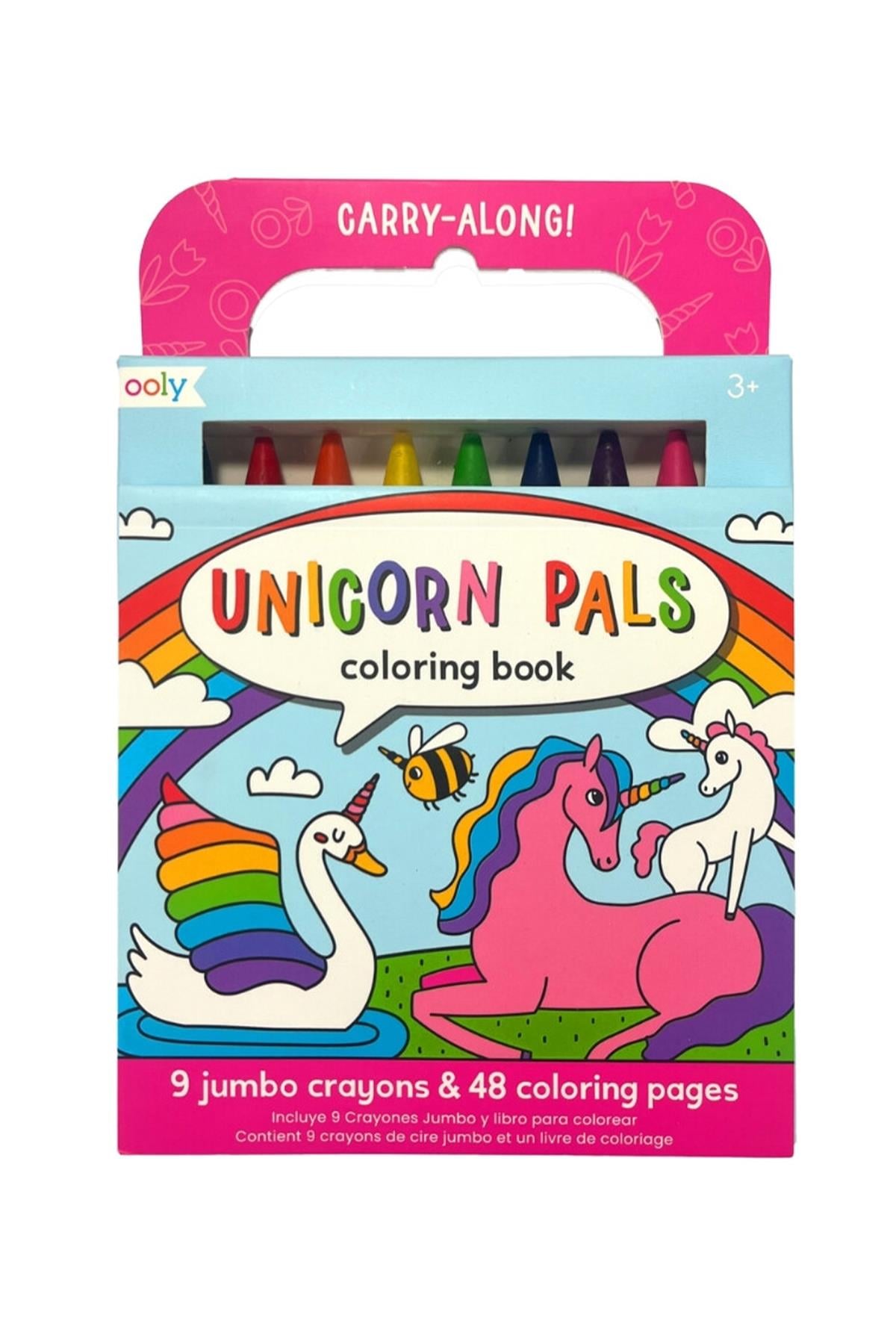 Ooly Carry Along Boyama Seti - Unicorn Pals Çok Renkli