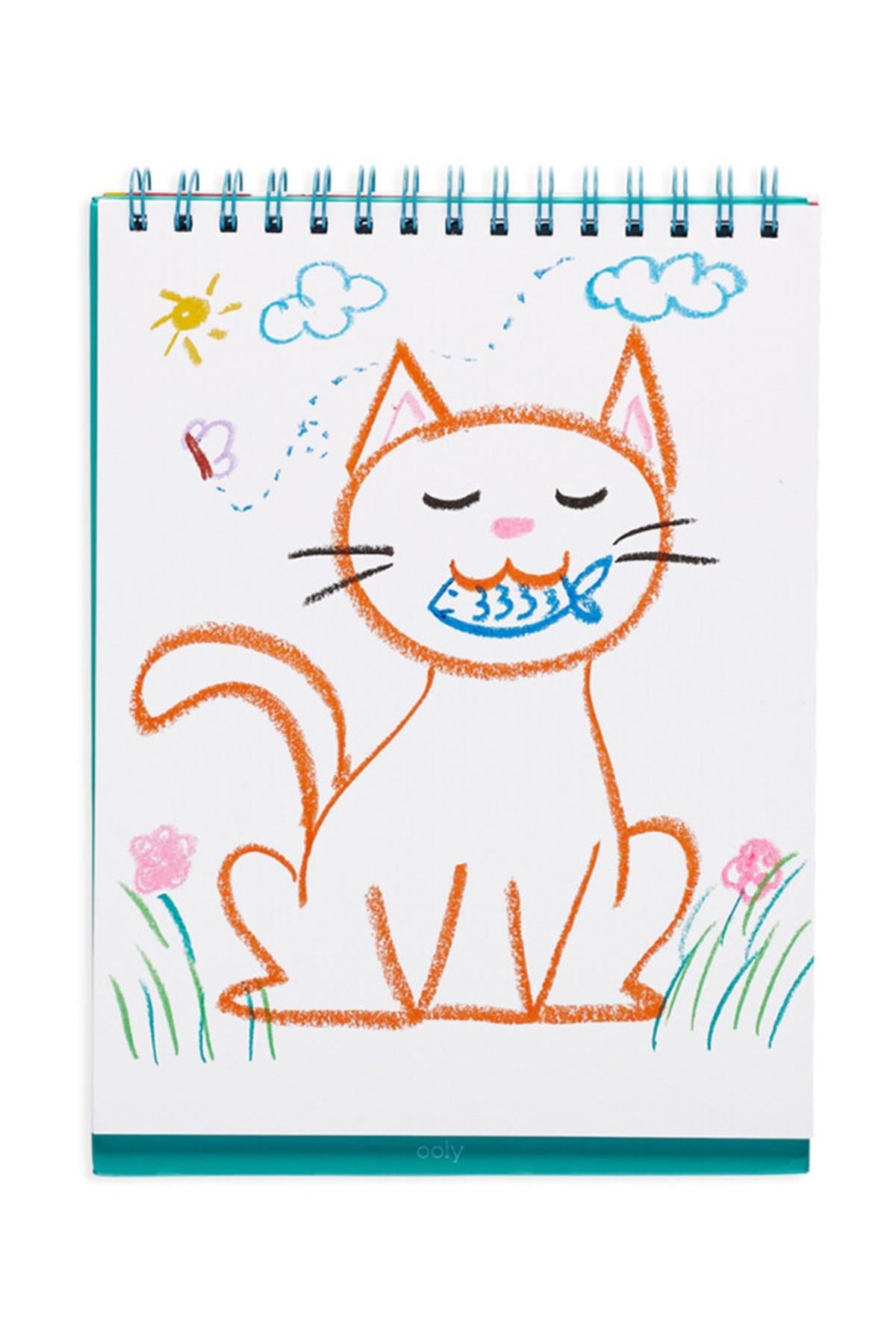 Ooly Cat Parade Sulu Boya Efektli 12li Jel Boya Kalemi Çok Renkli