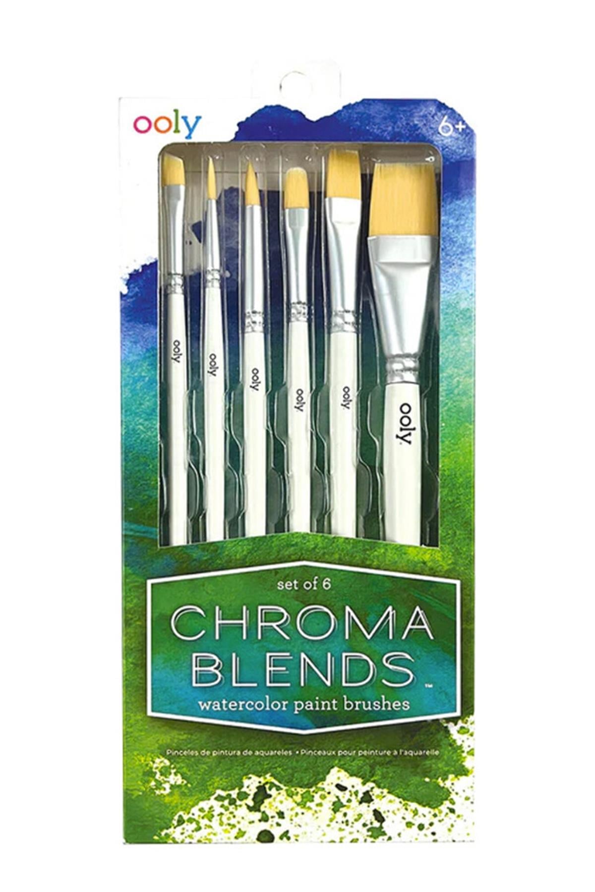 Ooly Chroma Blends 6lı Fırça Seti Çok Renkli