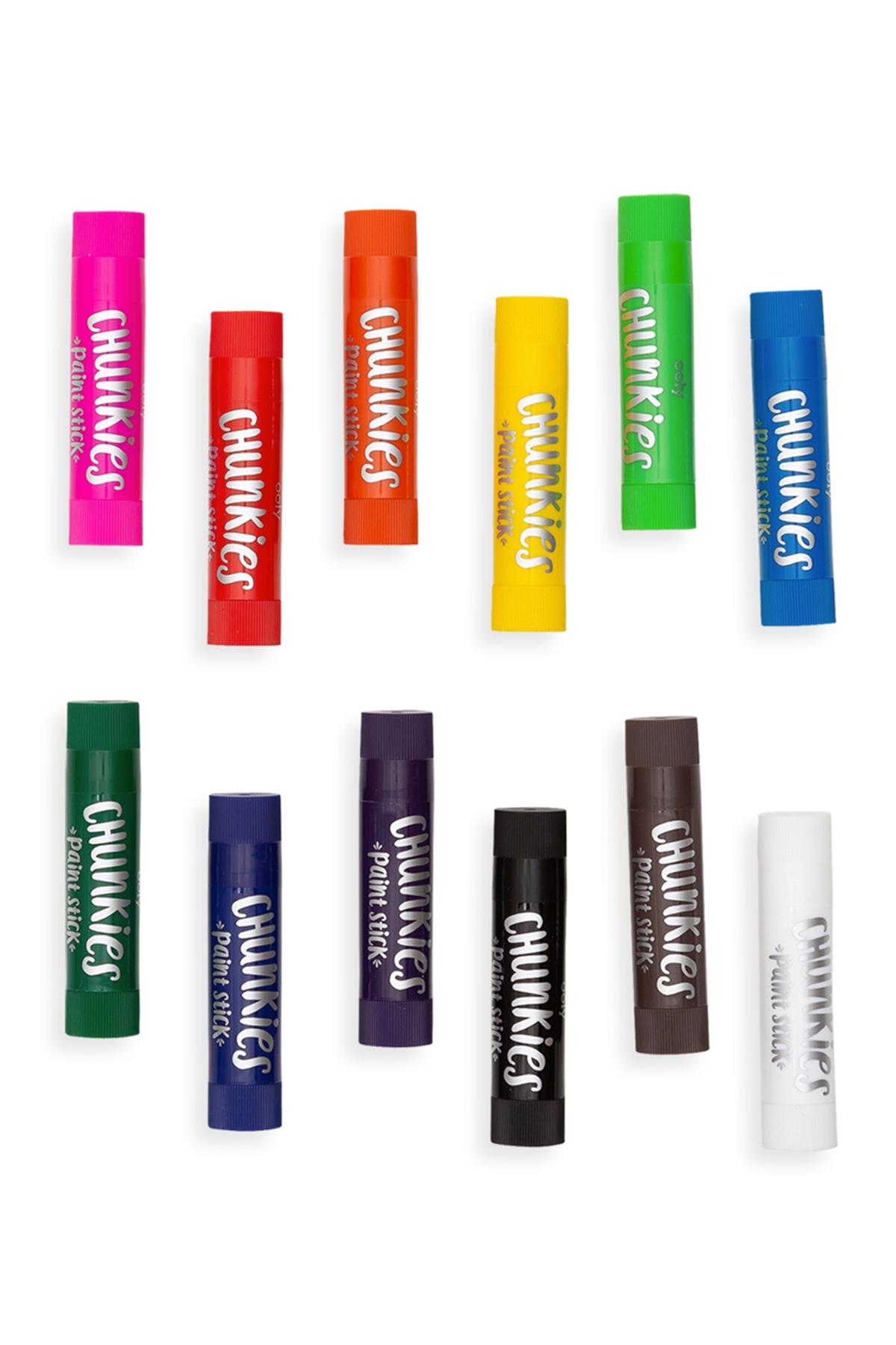 Ooly Chunkies Paint Sticks 12li Set Çok Renkli