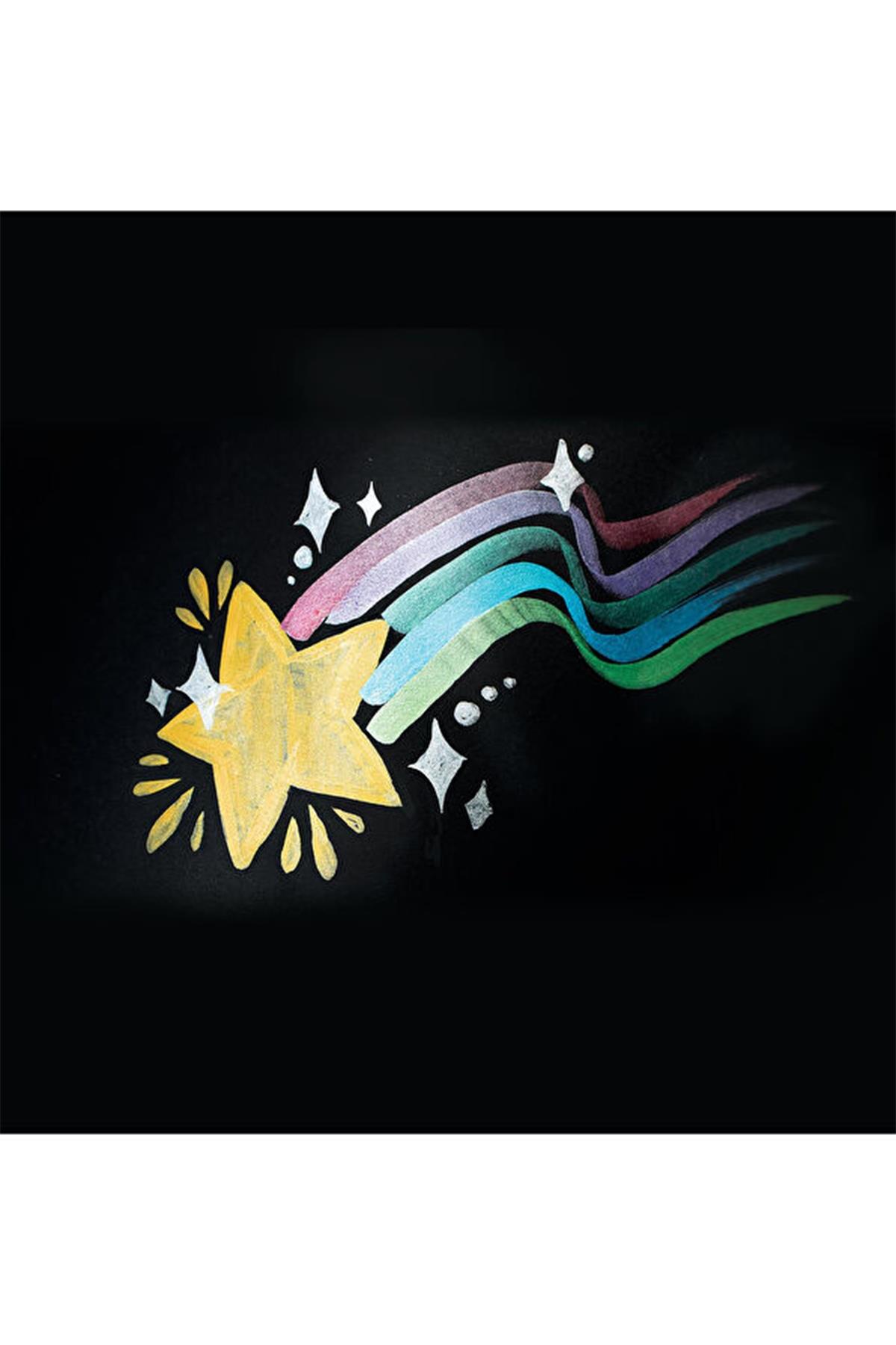 Ooly Color Lustre Fırça Uçlu 10lu Metalik Kalem Çok Renkli
