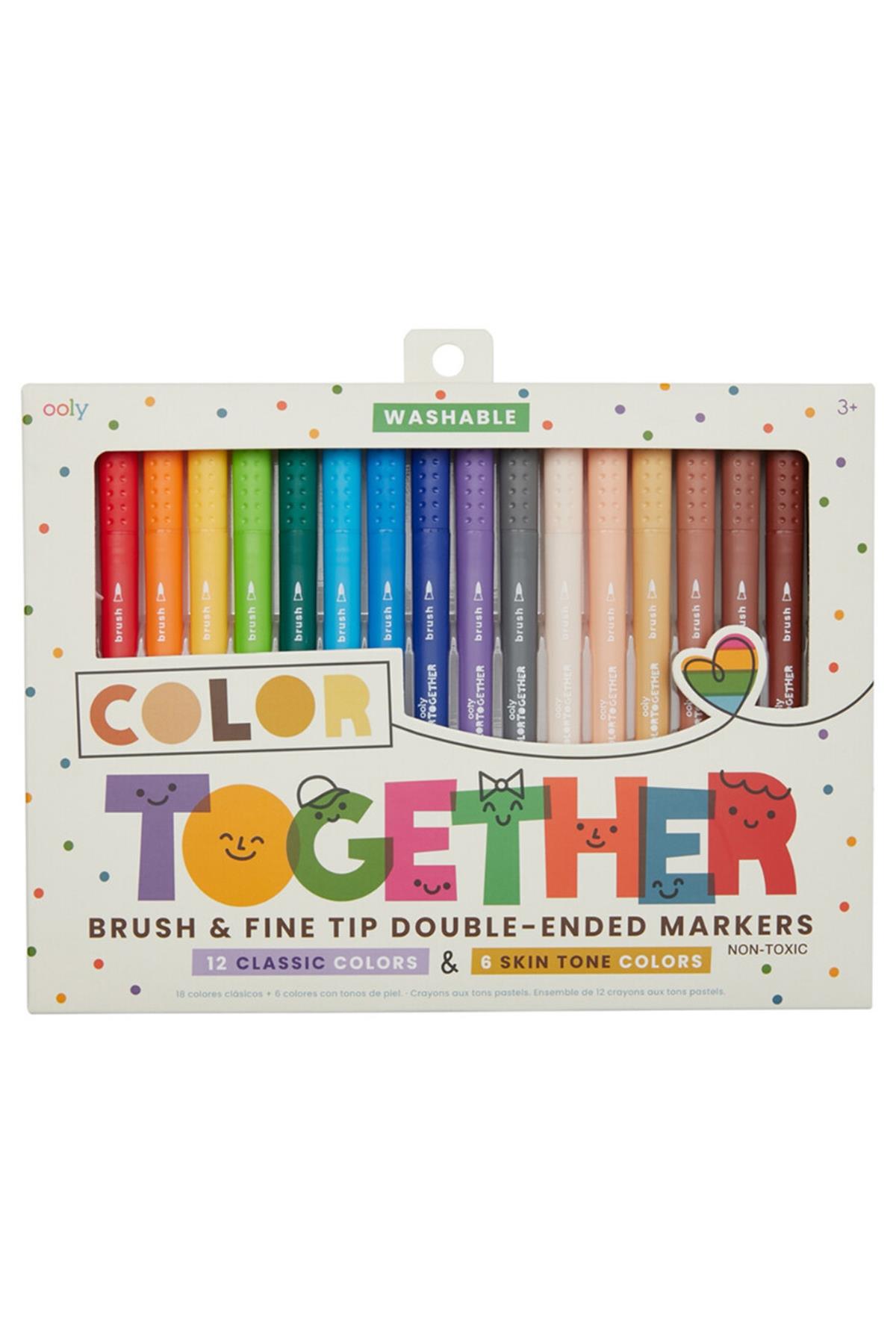 Ooly Color Together Çift Uçlu 18li Keçeli Boya Çok Renkli