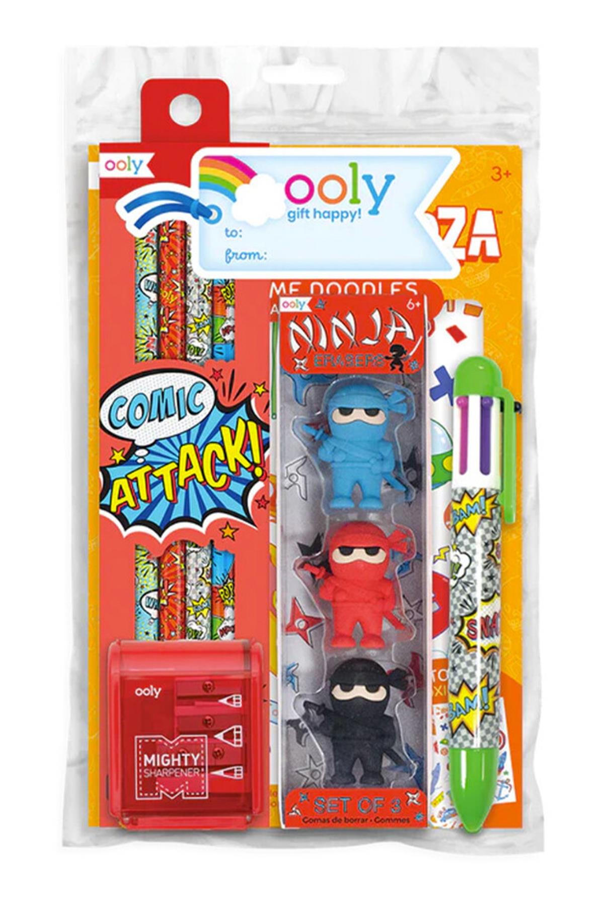 Ooly Happy Pack Cool Ninjas Çok Renkli