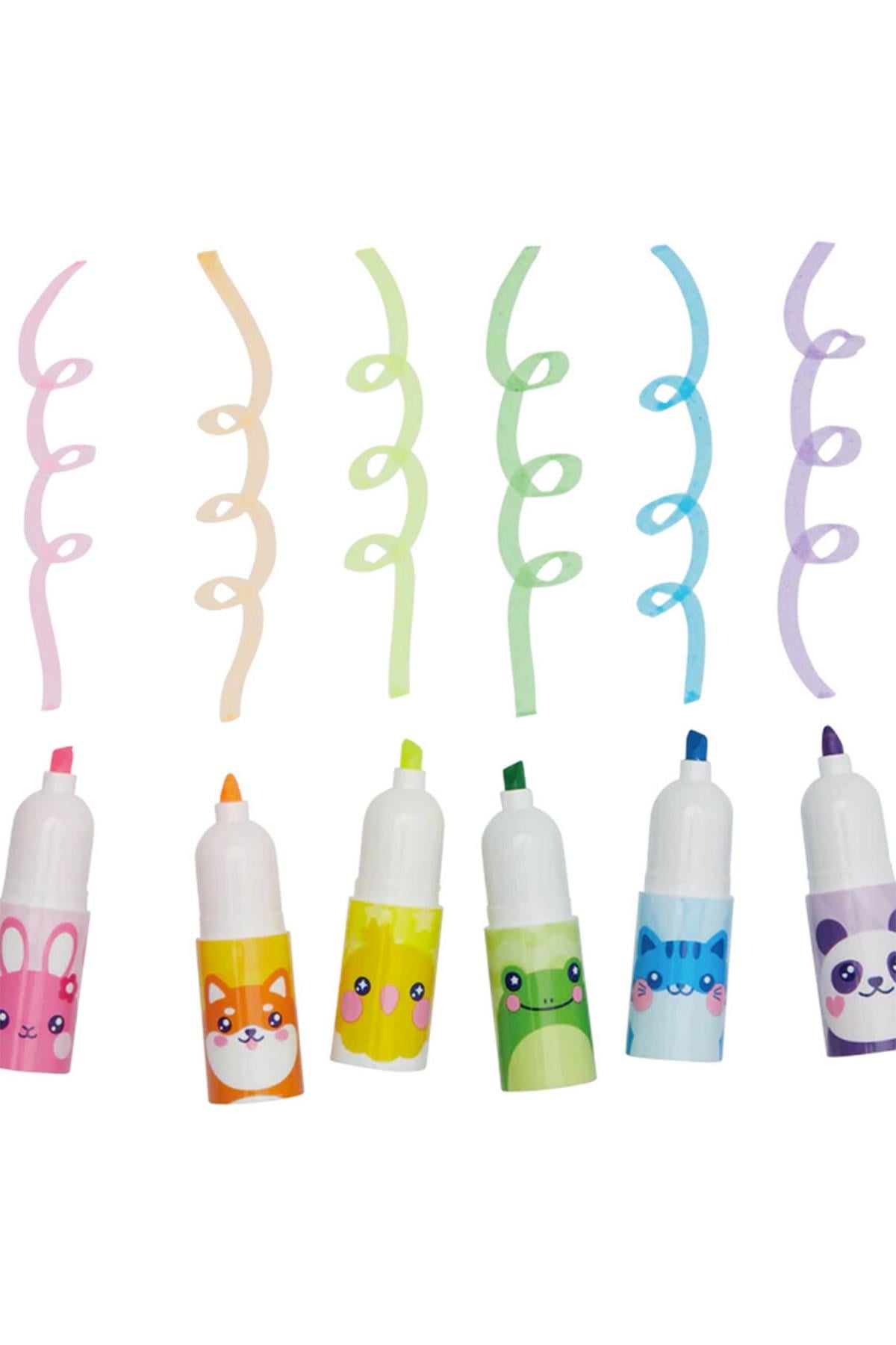 Ooly Hey Critters 6 Renkli Highlighter Çok Renkli