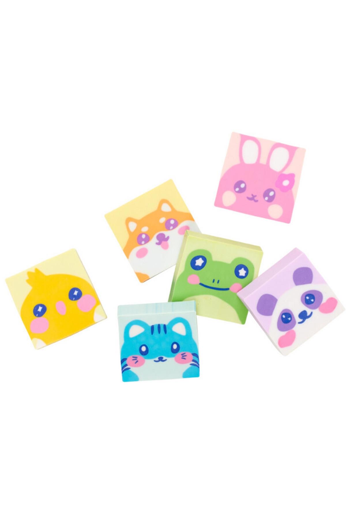 Ooly Hey Critters 6lı Silgi Seti Çok Renkli