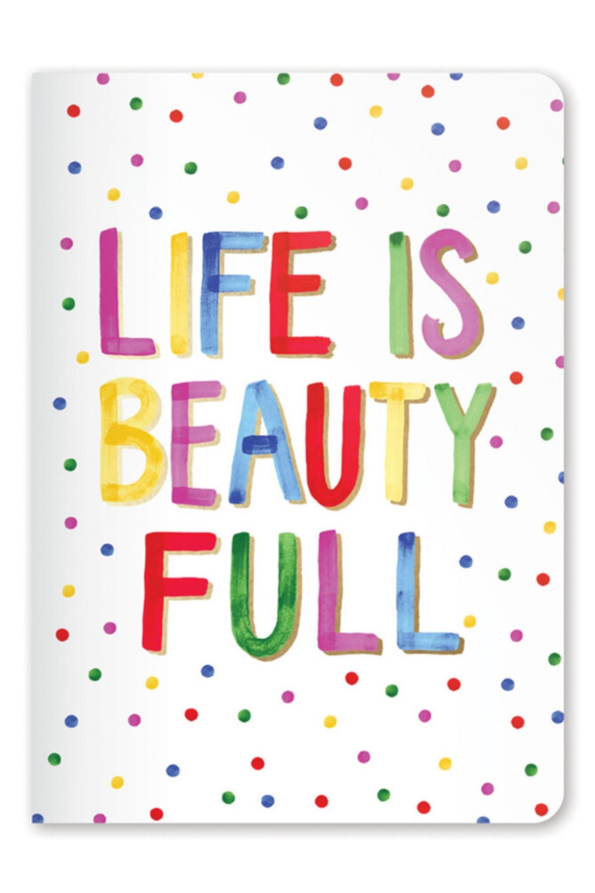 Ooly Jot-It Not Defteri- Life Is Beautiful Çok Renkli