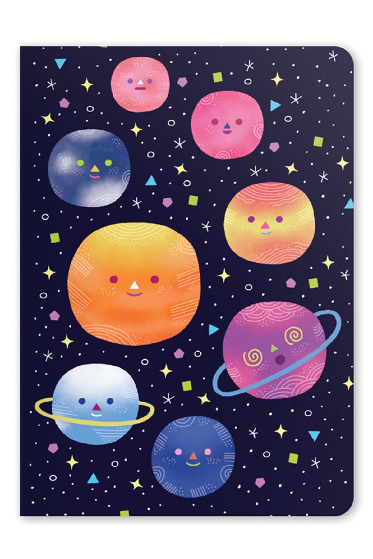Ooly Jot-It Not Defteri- Planets Çok Renkli