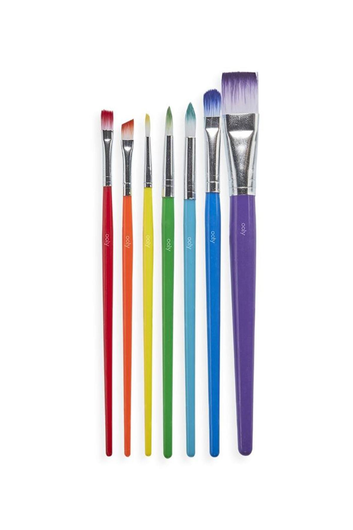 Ooly Lil Paint 7li Fırça Seti Çok Renkli