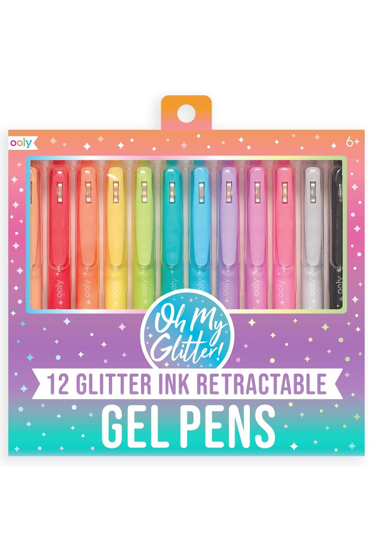 Ooly Oh My Glitter 12li Jel Kalem Çok Renkli
