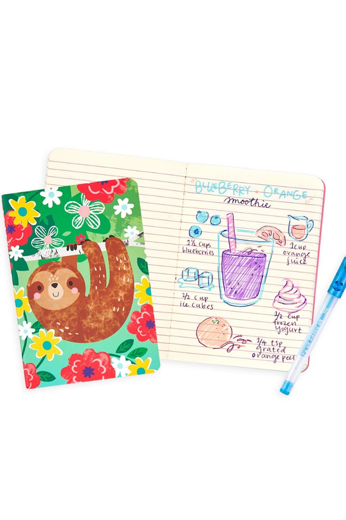 Ooly Pocket Pal Mini 8li Defter Seti - Funtastic Friends Çok Renkli