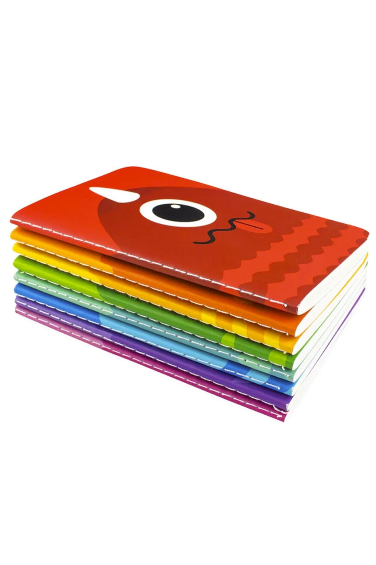 Ooly Pocket Pal Mini 8li Defter Seti - Monsters Çok Renkli