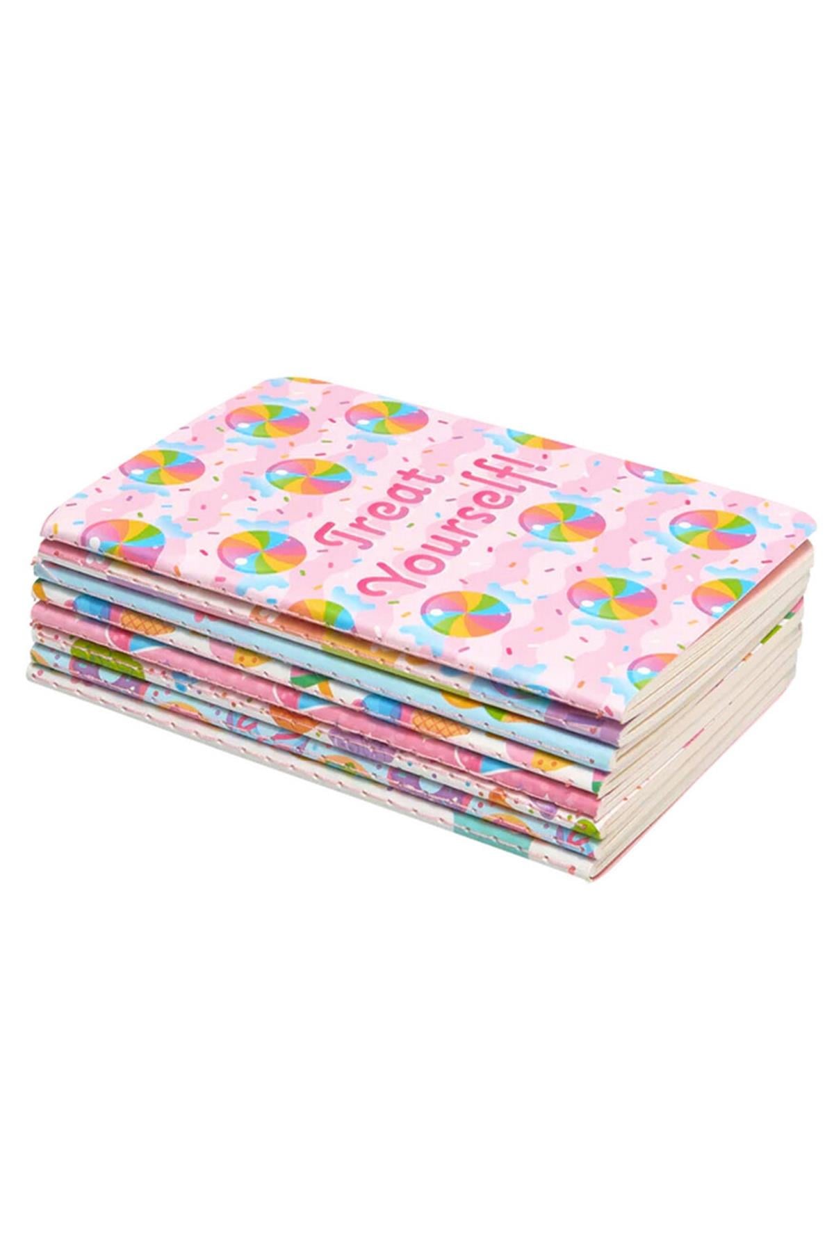 Ooly Pocket Pal Mini 8li Defter Seti - Sugar Joy Çok Renkli