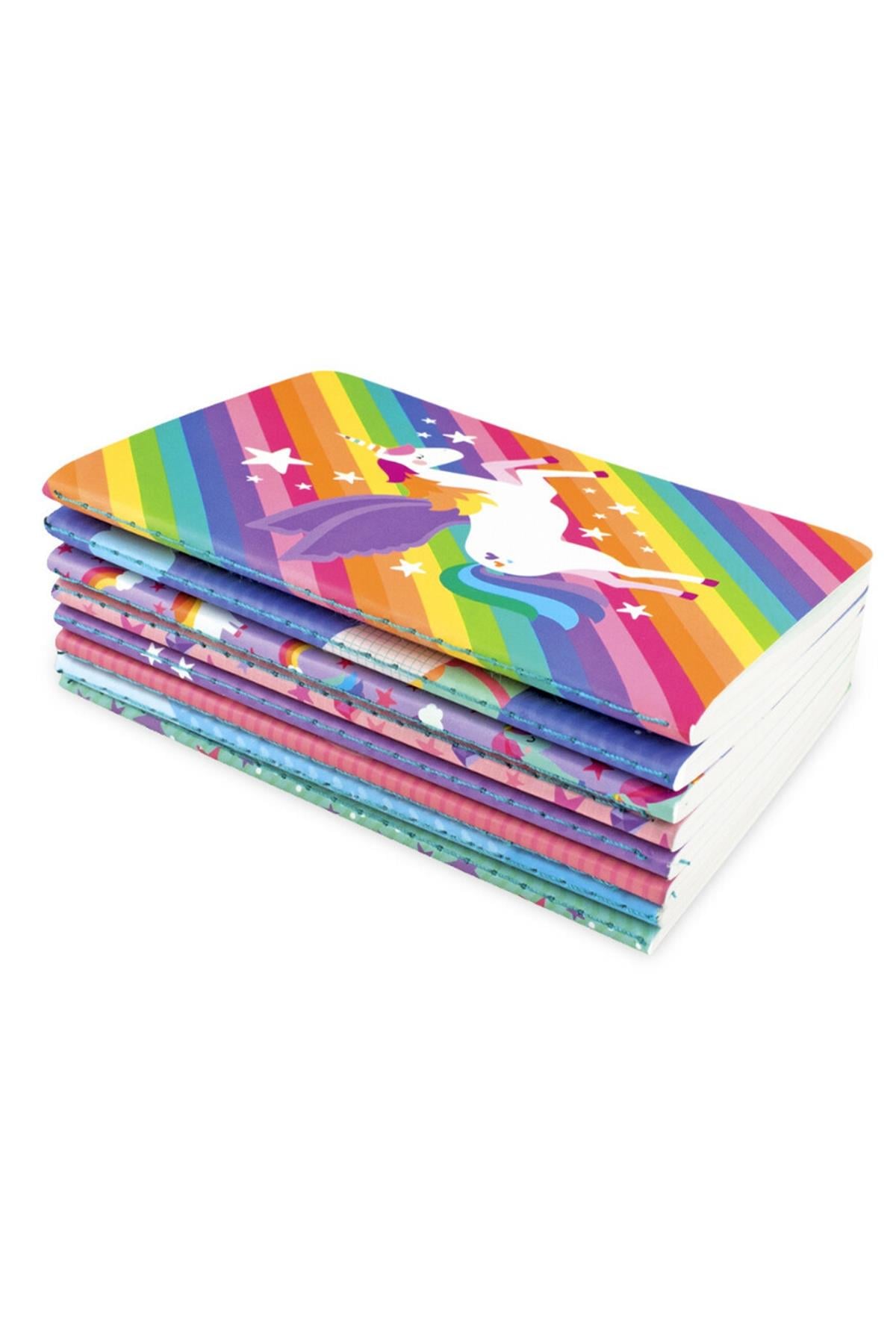 Ooly Pocket Pal Mini 8li Defter Seti - Unique Unicorns Çok Renkli