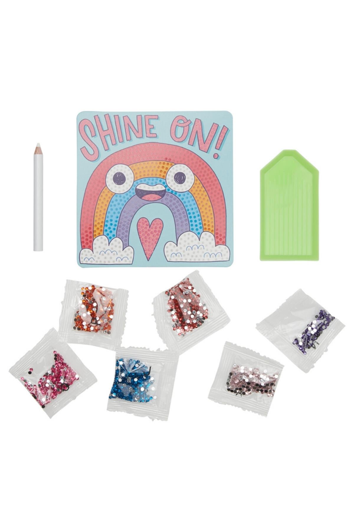 Ooly Razzle Dazzle Mini Kristal Sanat Seti - Rad Rainbow Çok Renkli
